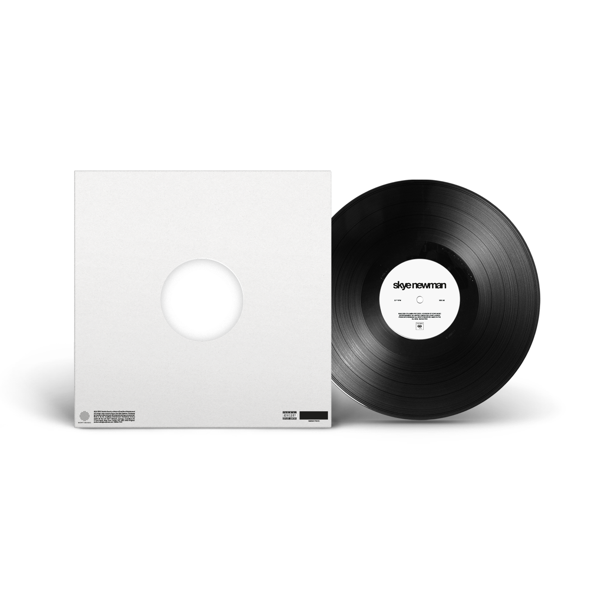 Image of Skye Newman SE9 vinyl album cover back