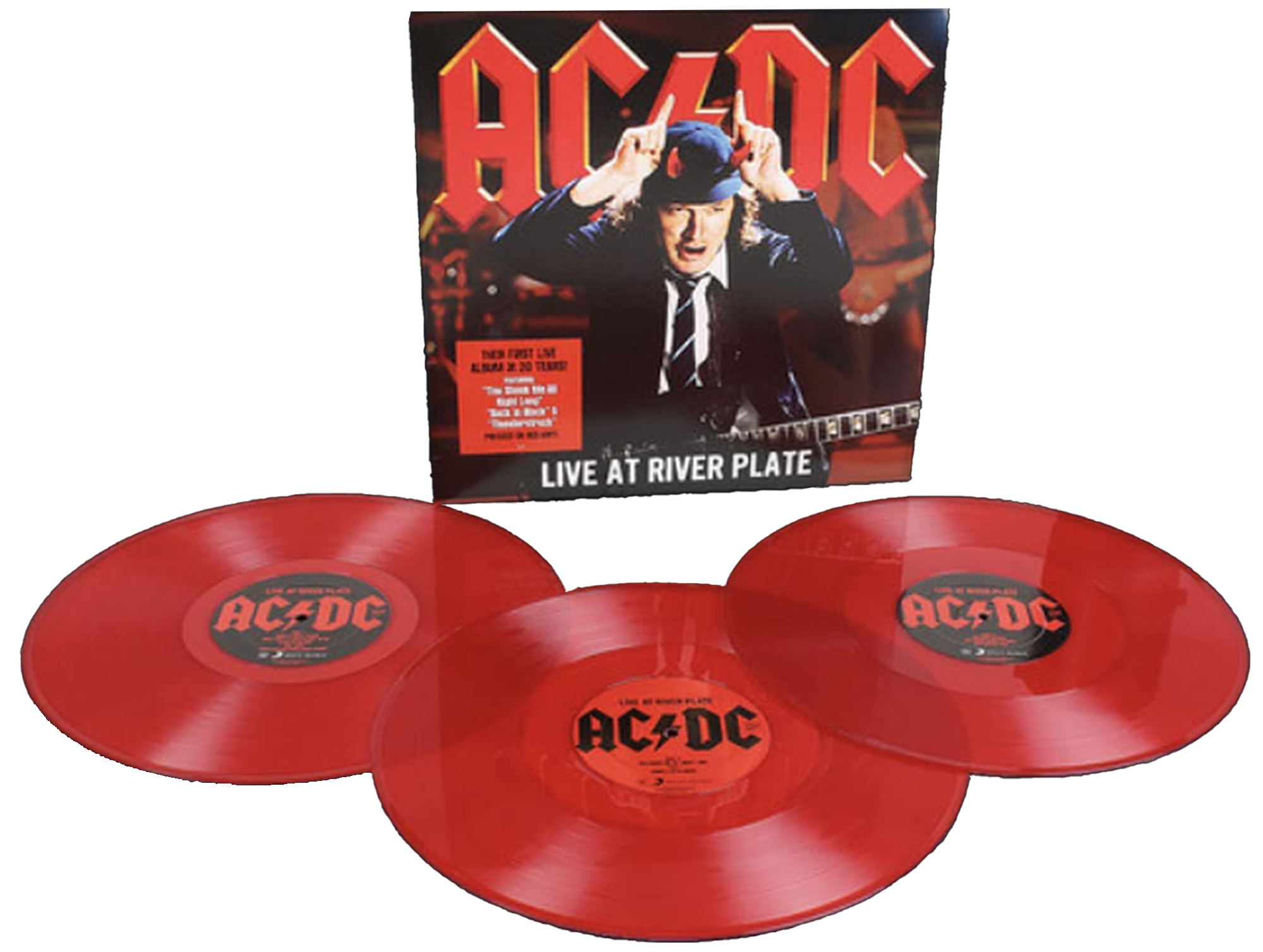 Image of Artwork for AC/DC's Live At River Plate (LP)