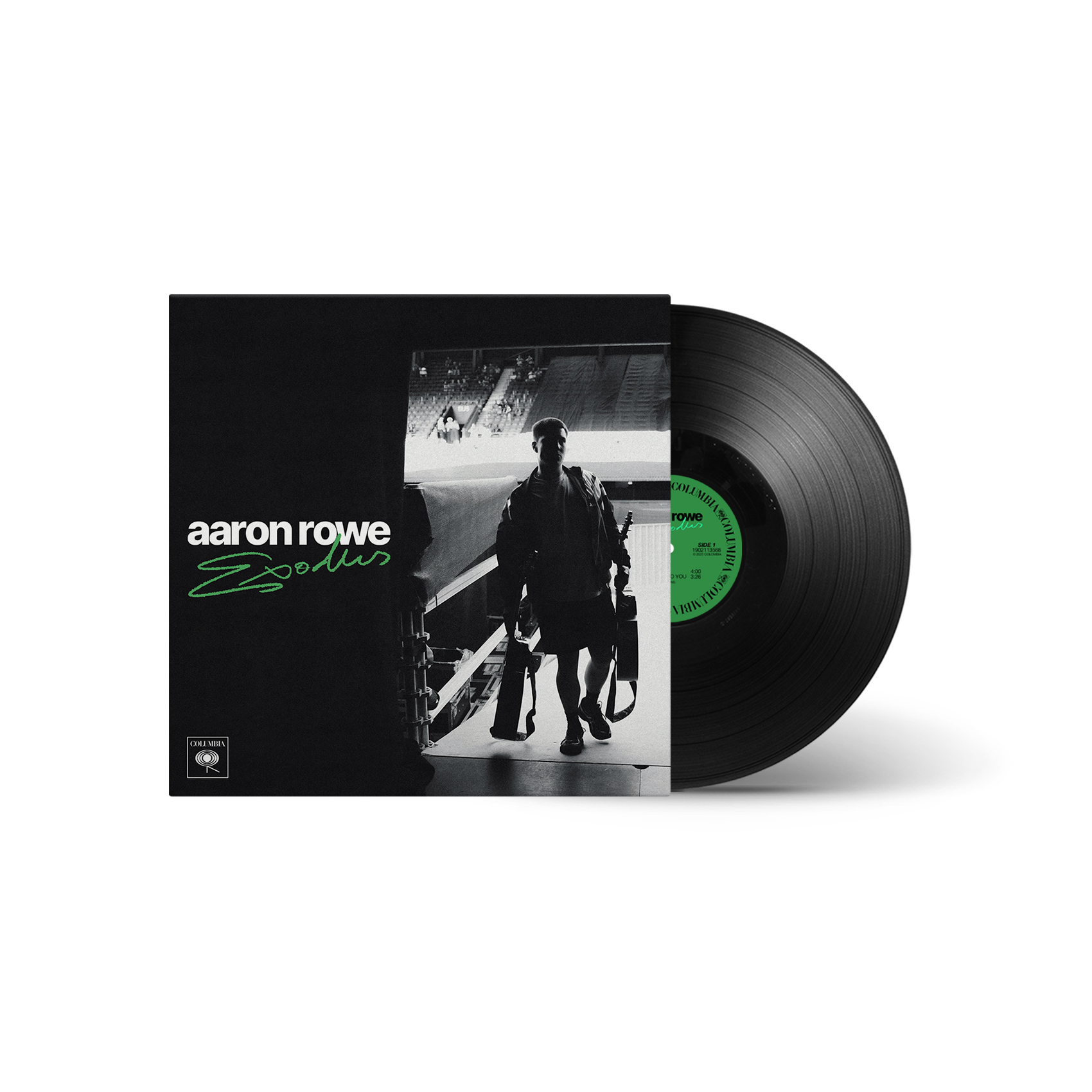 Image of Aaron Rowe - Exodus Black Vinyl LP