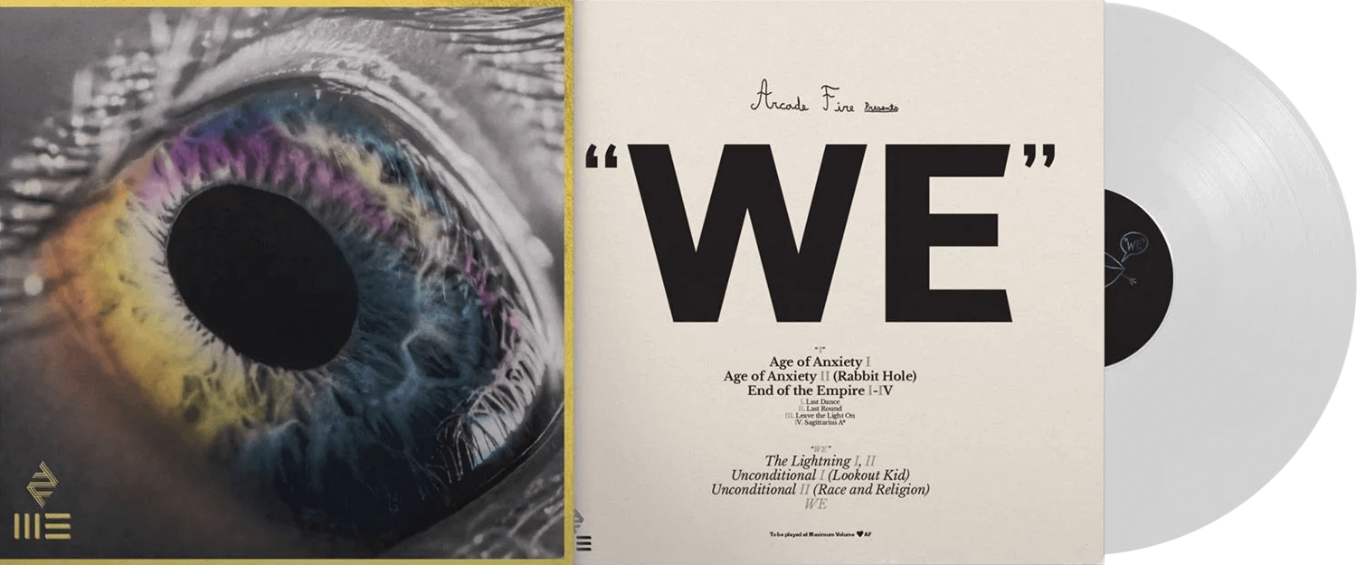 Image of Artwork for Arcade Fire's WE (White LP)