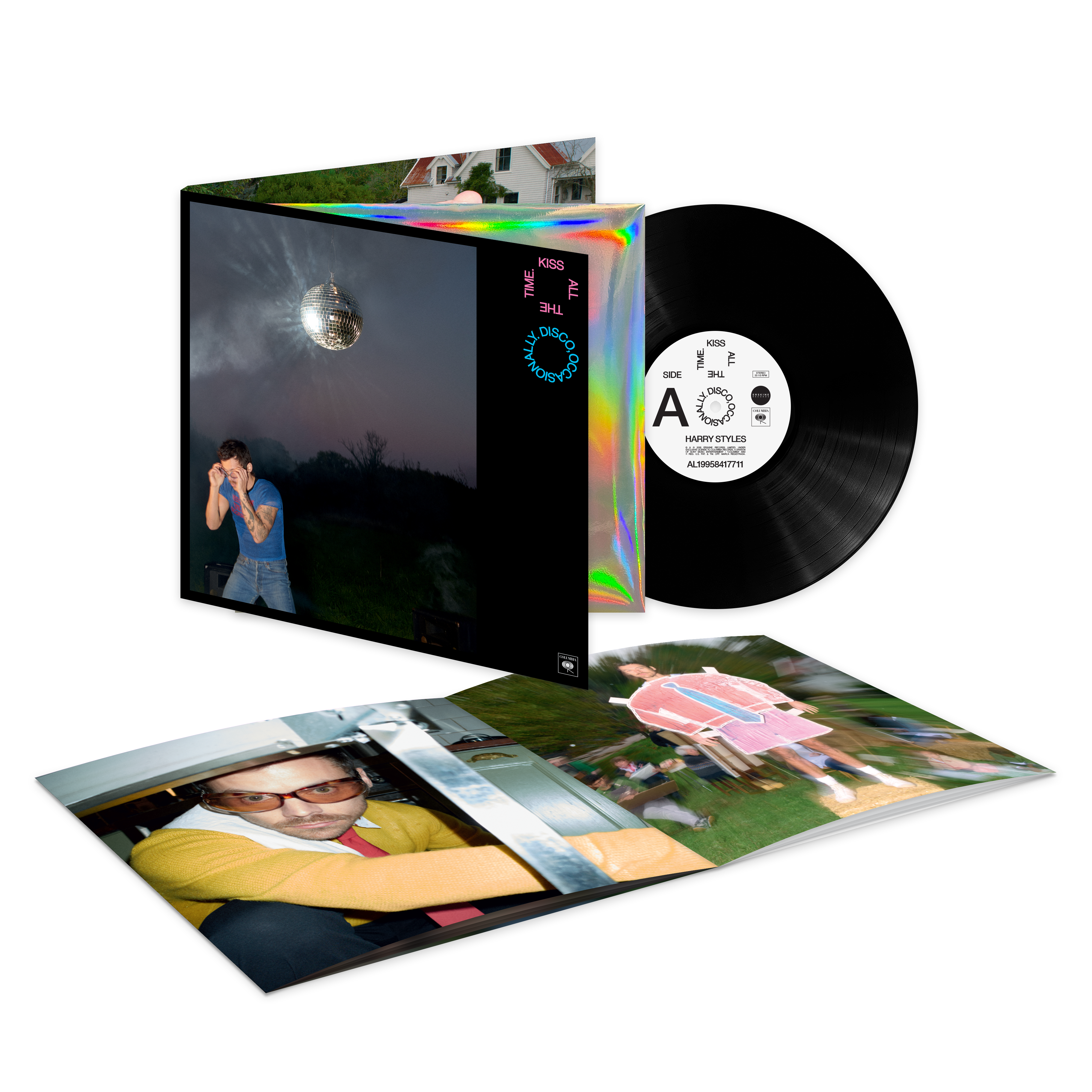 Image of Harry Styles- KISS ALL THE TIME. DISCO, OCCASIONALLY. - Black Vinyl LP