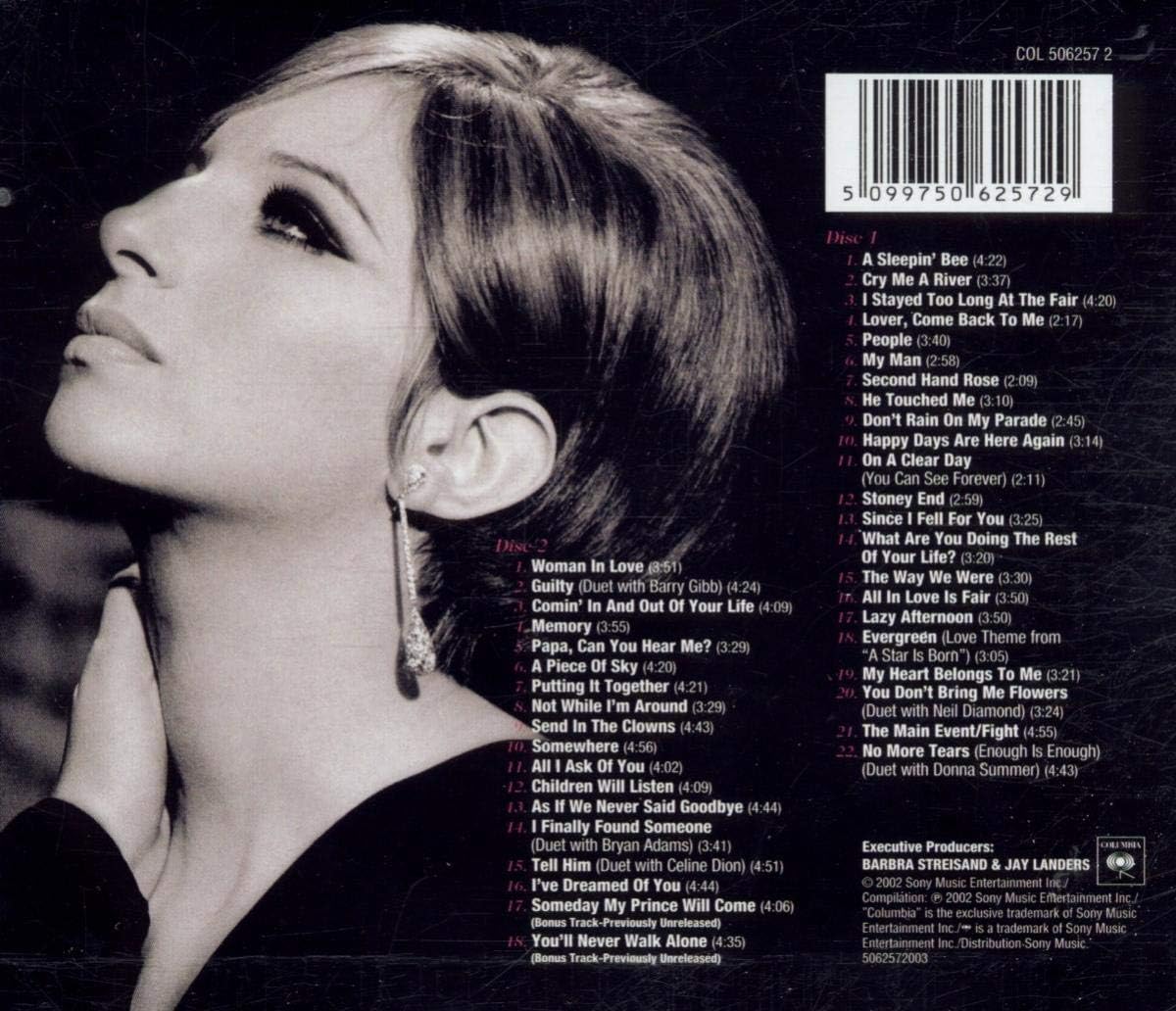 Image of Artwork for Barbra Streisand's The Essential Barbra Streisand (2CD)