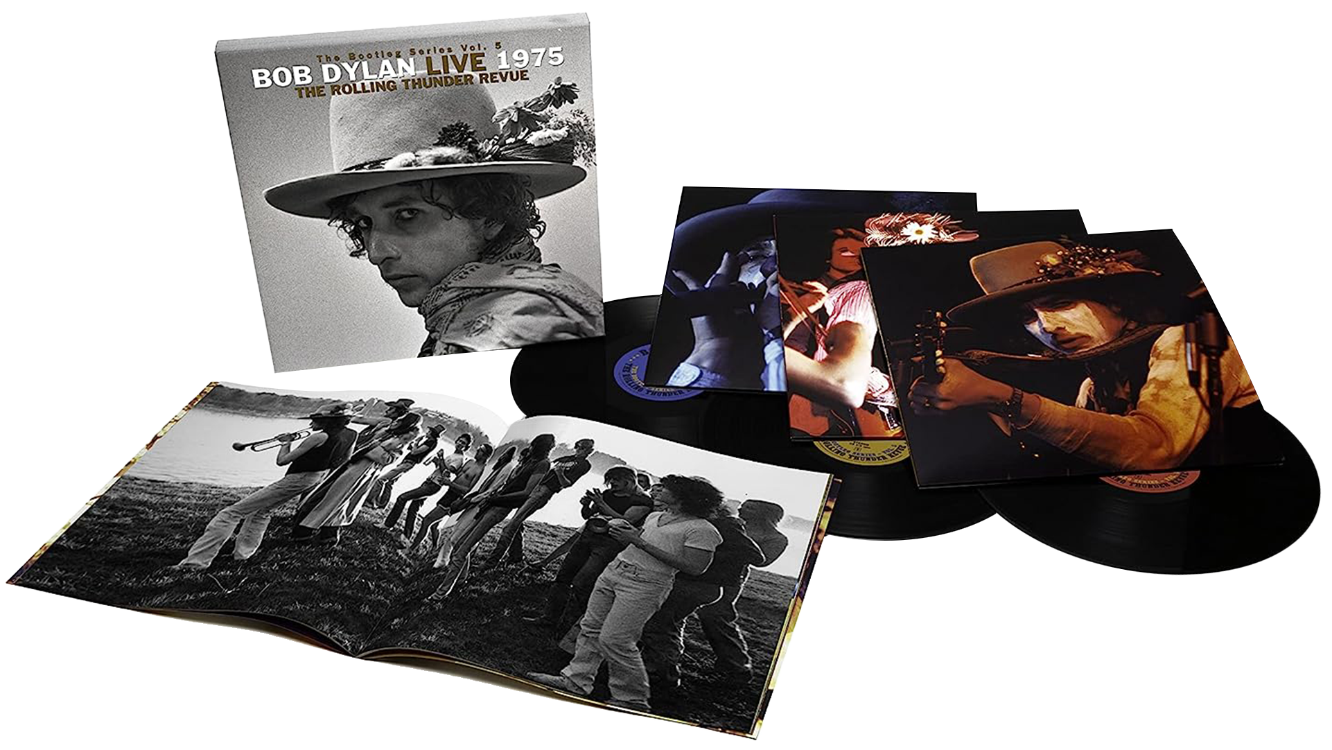 Image of Artwork for Bob Dylan's The Bootleg Series Vol. 5: Bob Dylan Live 1975, The Rolling Thunder Revue (LP)