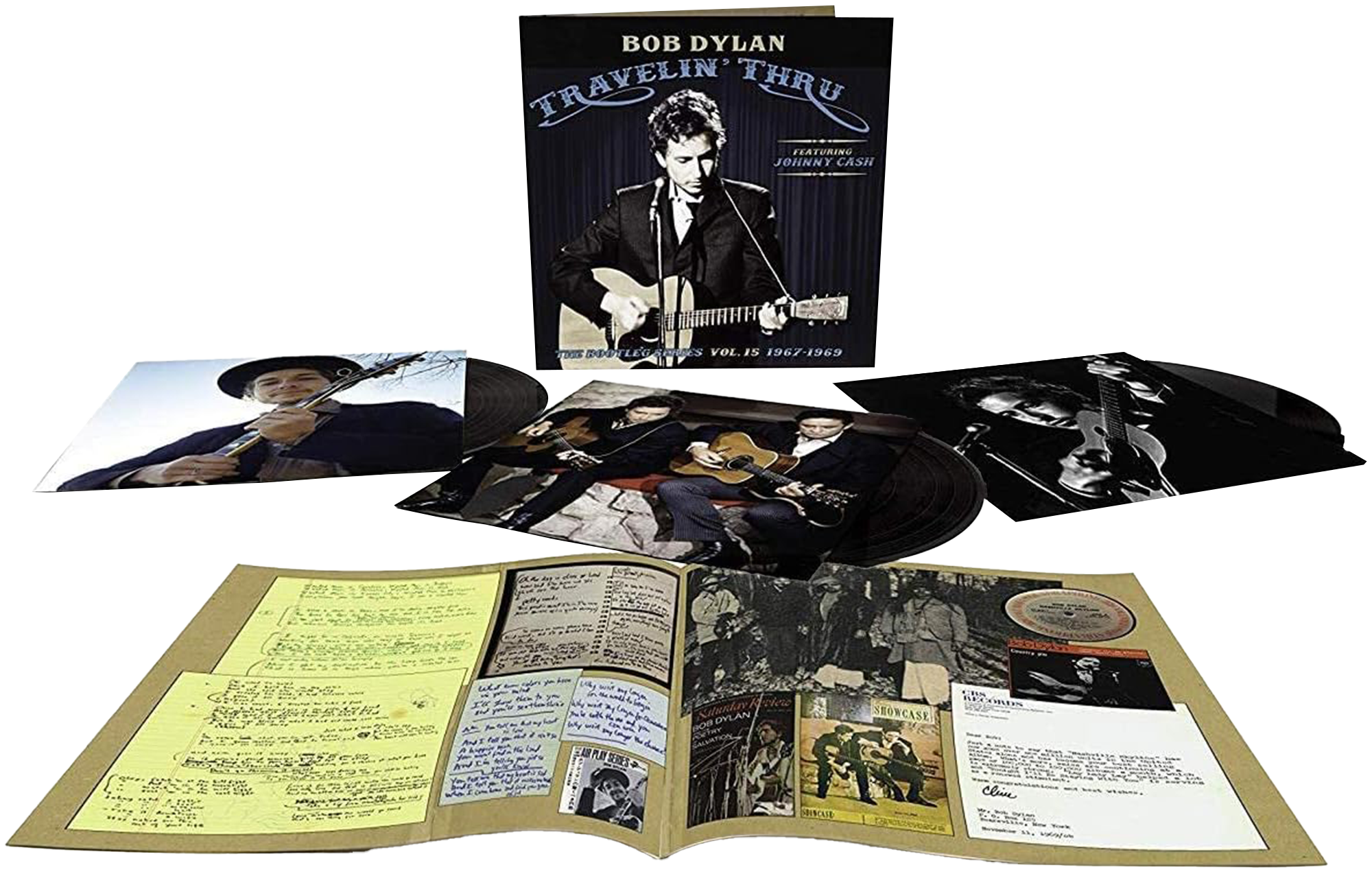 Image of Artwork for Bob Dylan's Travelin' Thru, 1967 - 1969: The Bootleg Series, Vol. 15 (LP)