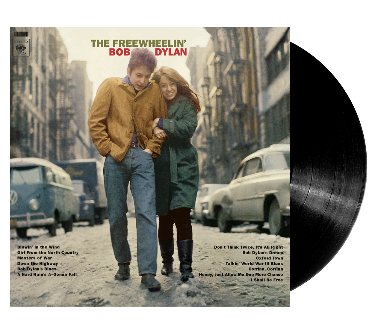 Image of Artwork for Bob Dylan's The Freewheelin' Bob Dylan (LP)