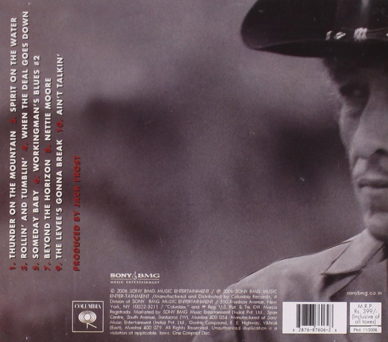 Image of Artwork for Bob Dylan's Modern Times (CD)