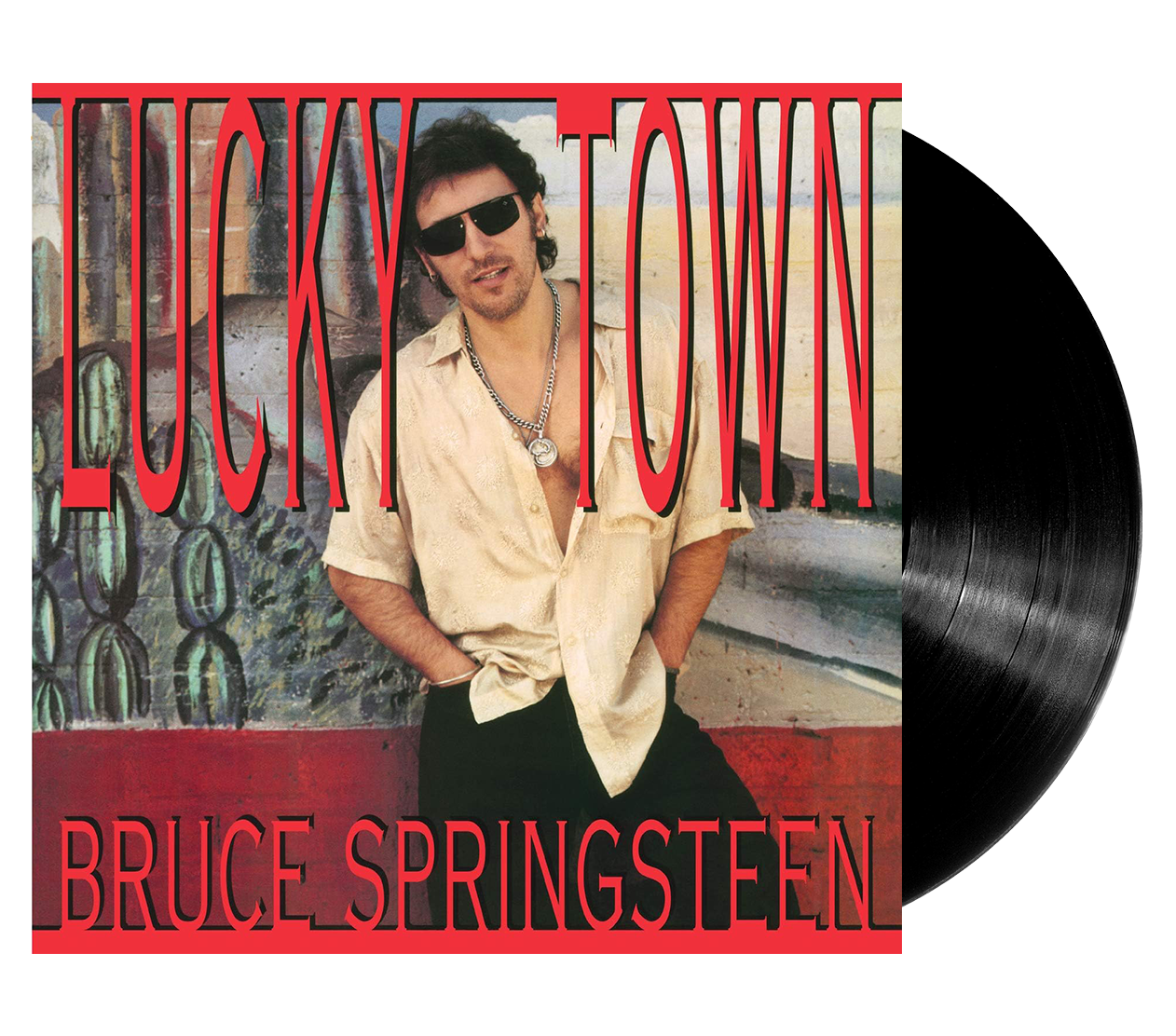 Image of Artwork for Bruce Springsteen's Lucky Town (LP)
