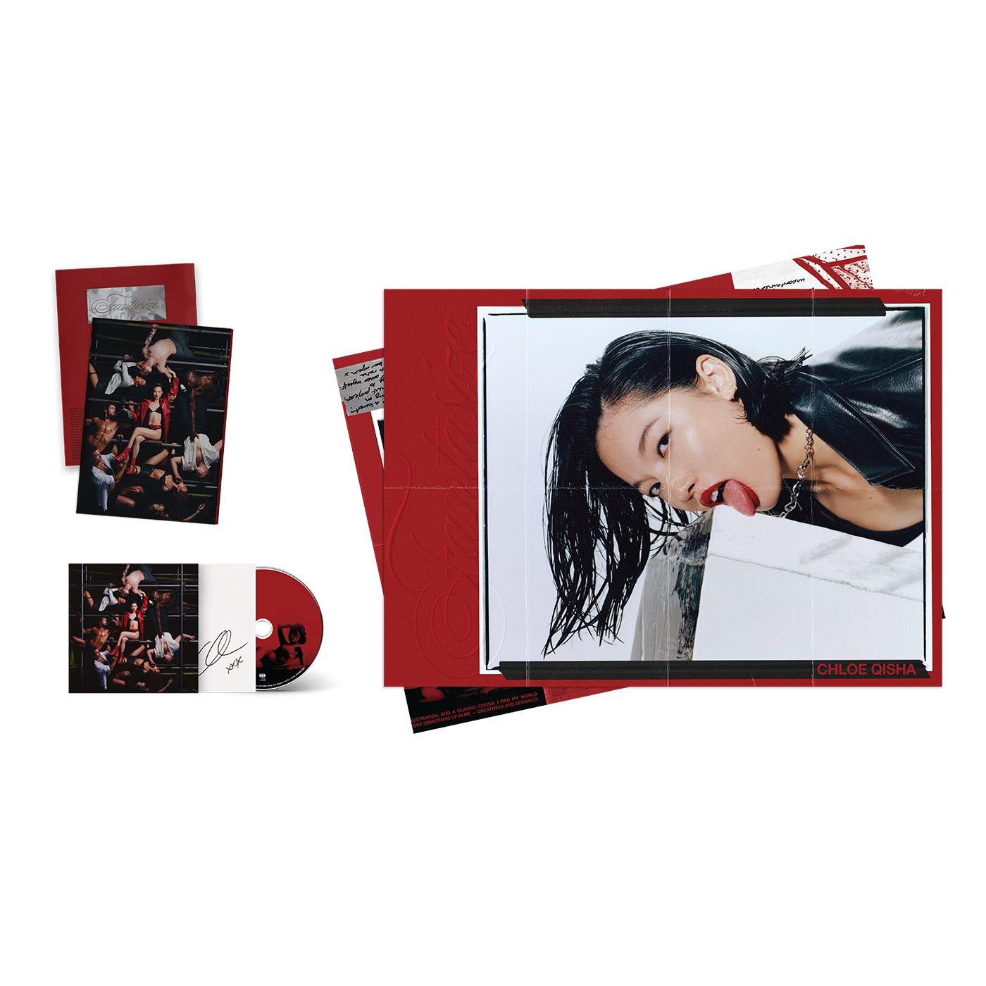 Image of Exclusive Fantasize Zine + CD with Signed Insert