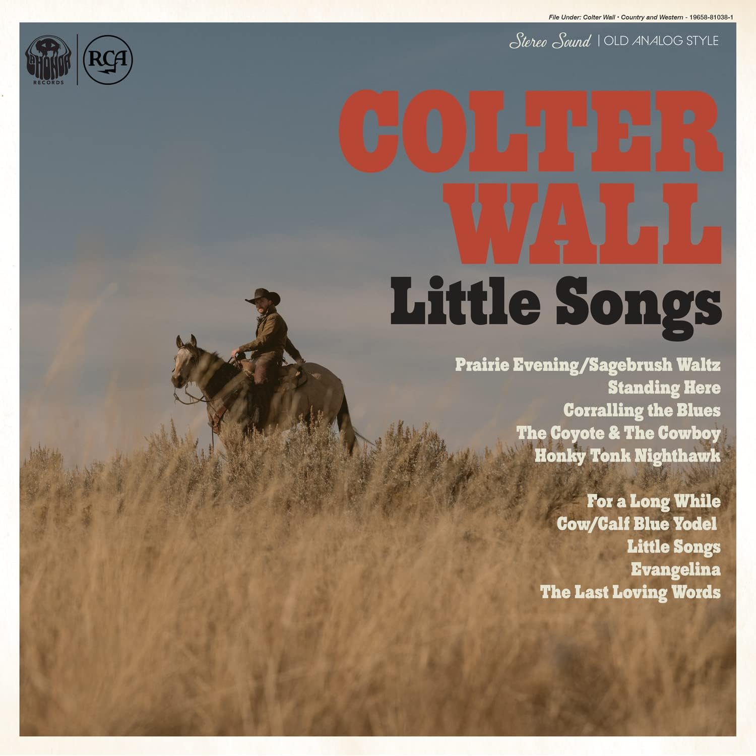 Image of Artwork for Colter Wall's Little Songs (CD)