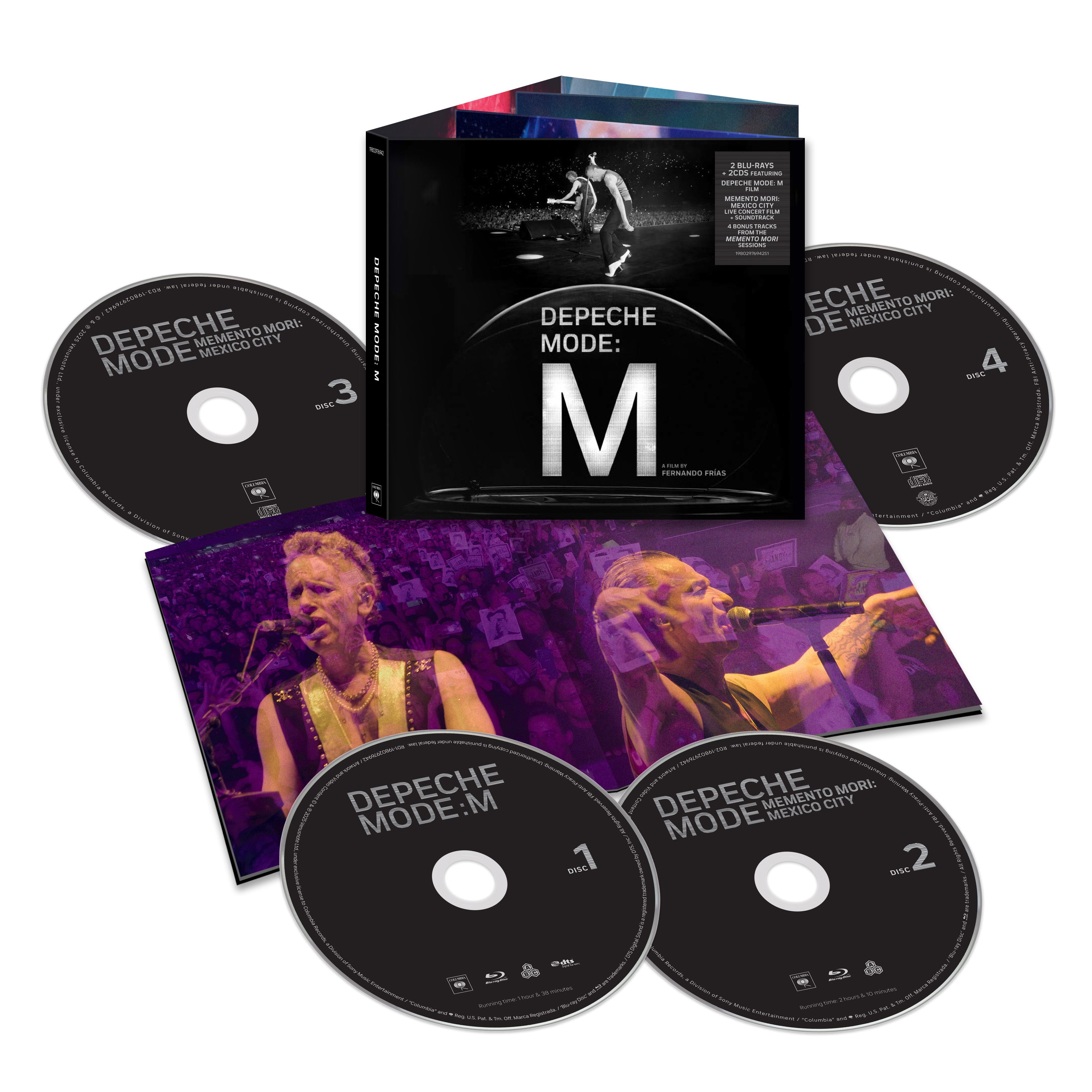 Image of Depeche Mode: M film + Memento Mori: Mexico City! (2CD/2 Blu-Ray)