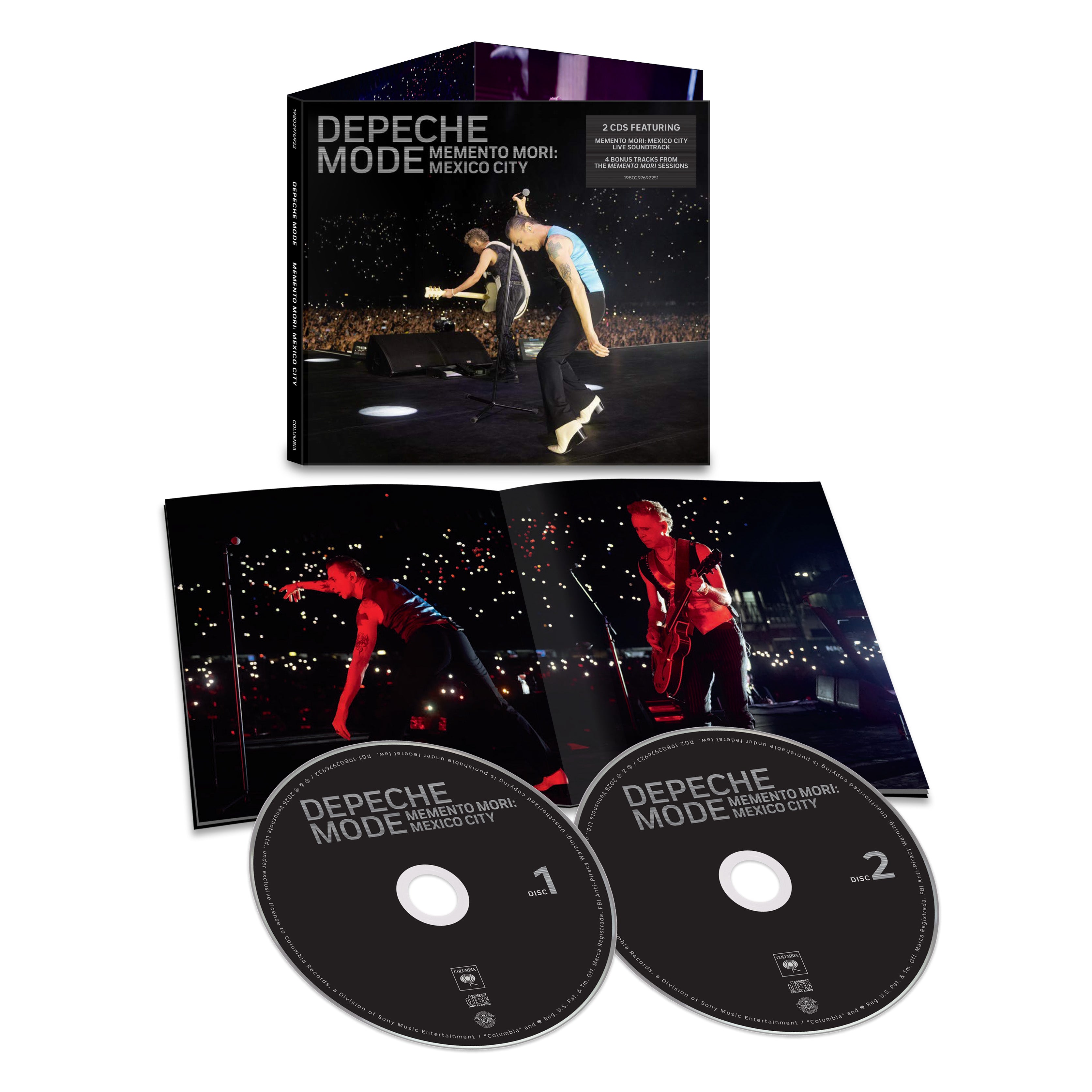 Image of Depeche Mode: M film + Memento Mori: Mexico City! (2CD)
