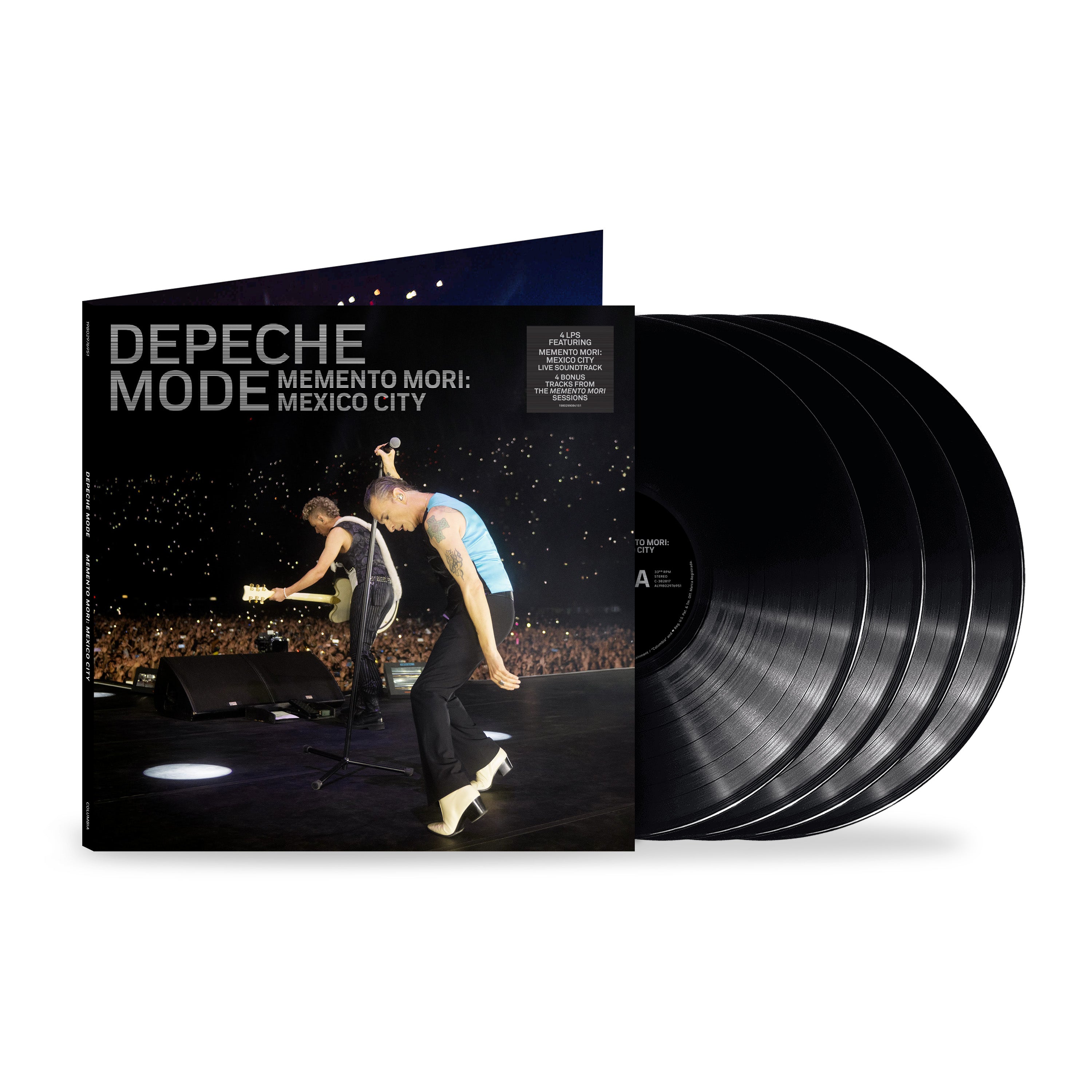 Image of Depeche Mode: M film + Memento Mori: Mexico City! (4 Vinyl LP)