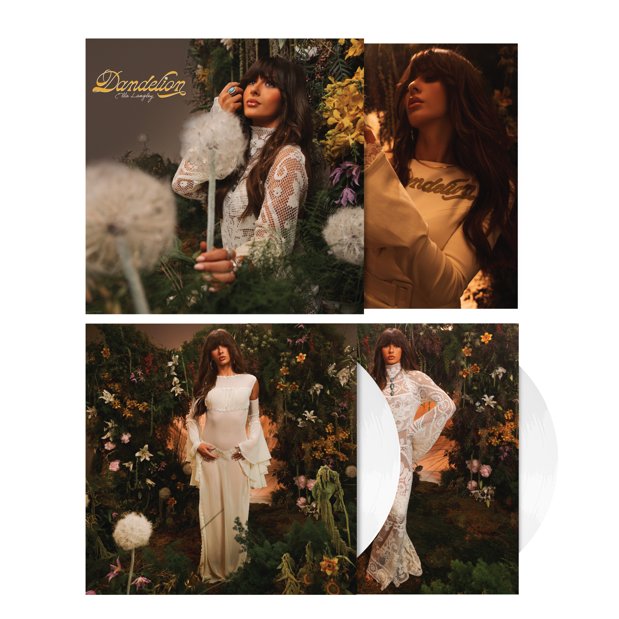 Image of Ella Langley - Dandelion - White Vinyl 