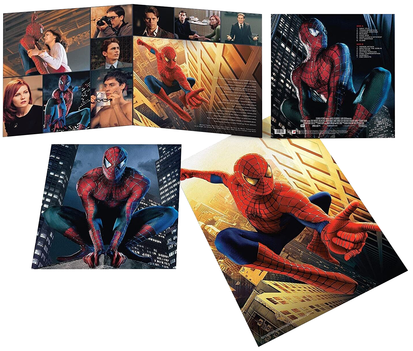 Image of Artwork for Danny Elfman's Spider-Man - Original Motion Picture Score (Gold LP)