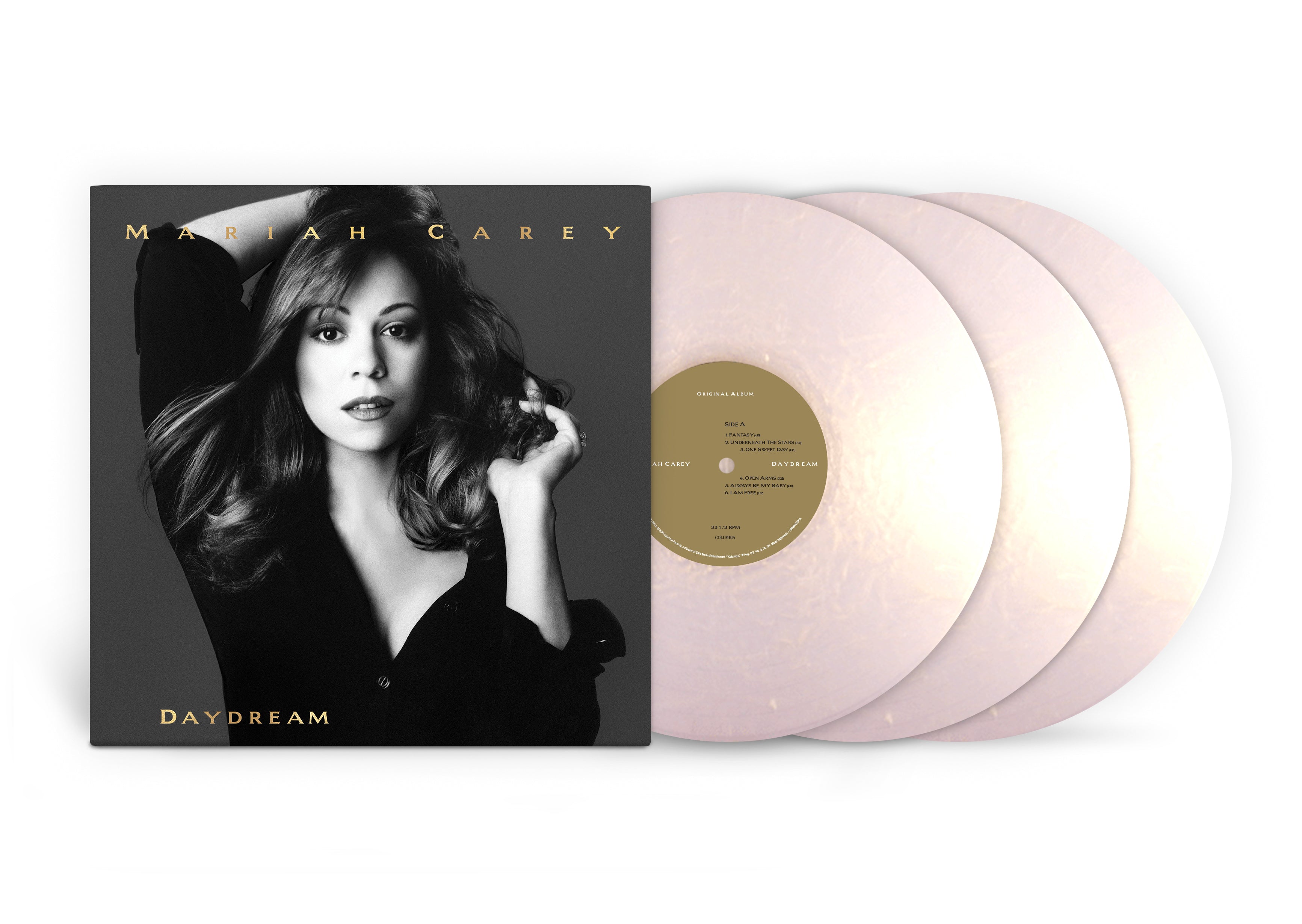 Image of Mariah Carey | Daydream (30th Anniversary) 3LP Iridescent Gold Vinyl