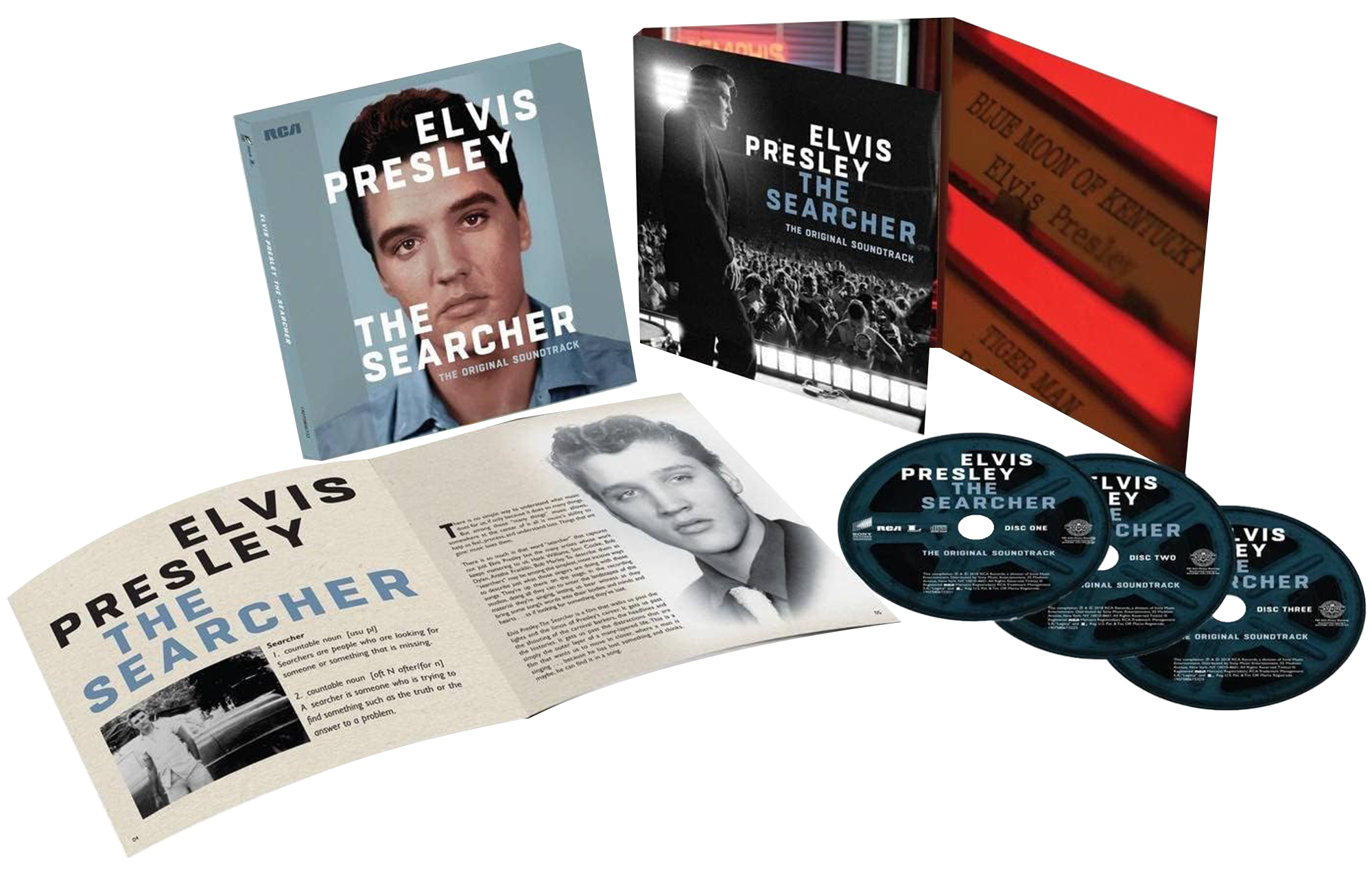 Image of Artwork for Elvis Presley's Elvis Presley: The Searcher (The Original Soundtrack) [Deluxe] (CD)