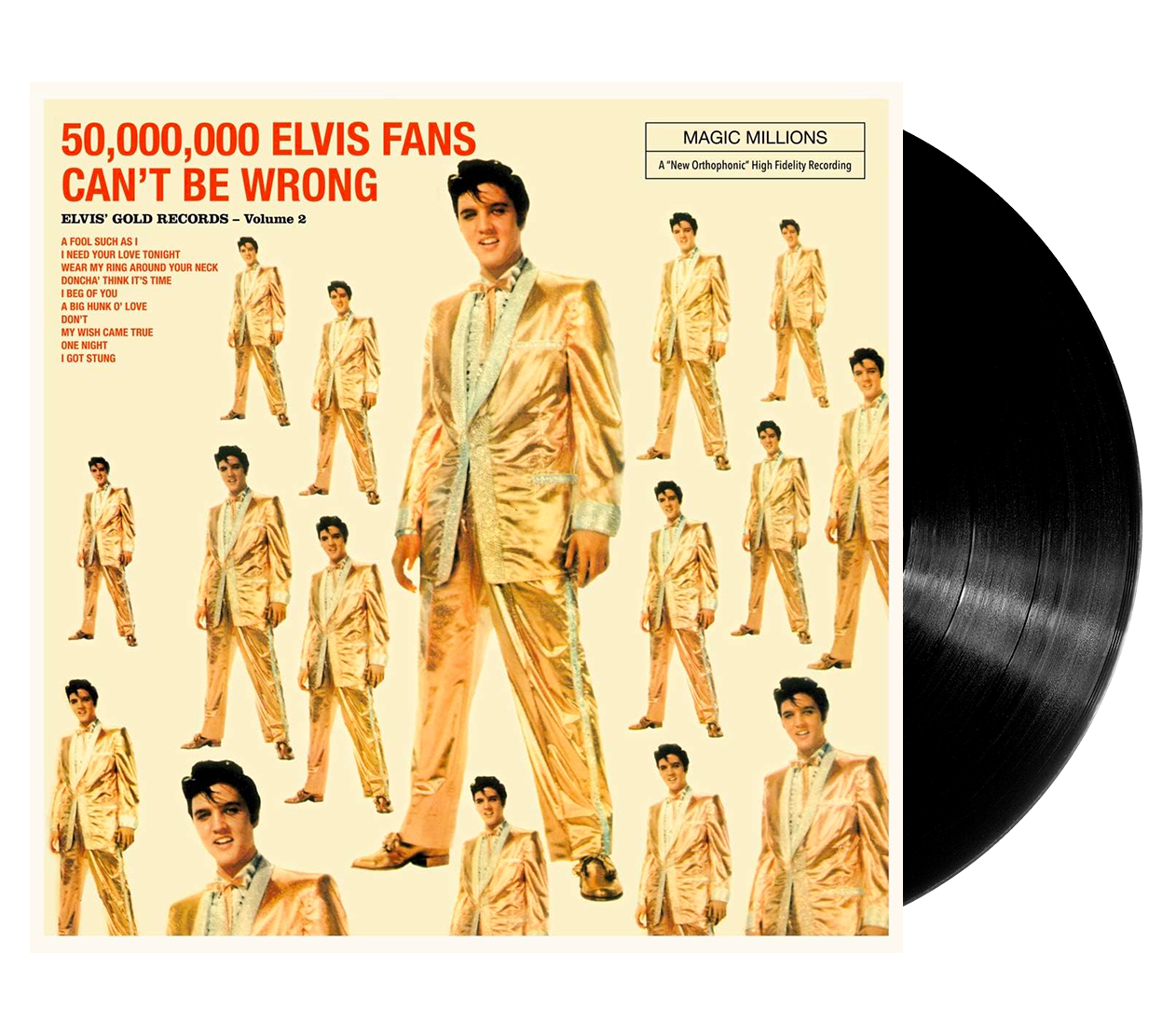 Image of Artwork for Elvis Presley's 50,000,000 Elvis Fans Can't Be Wrong: Elvis' Gold Records, Volume 2 (LP)