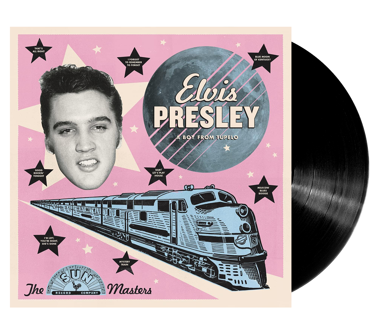 Image of Artwork for Elvis Presley's A Boy from Tupelo: The Sun Masters (LP)