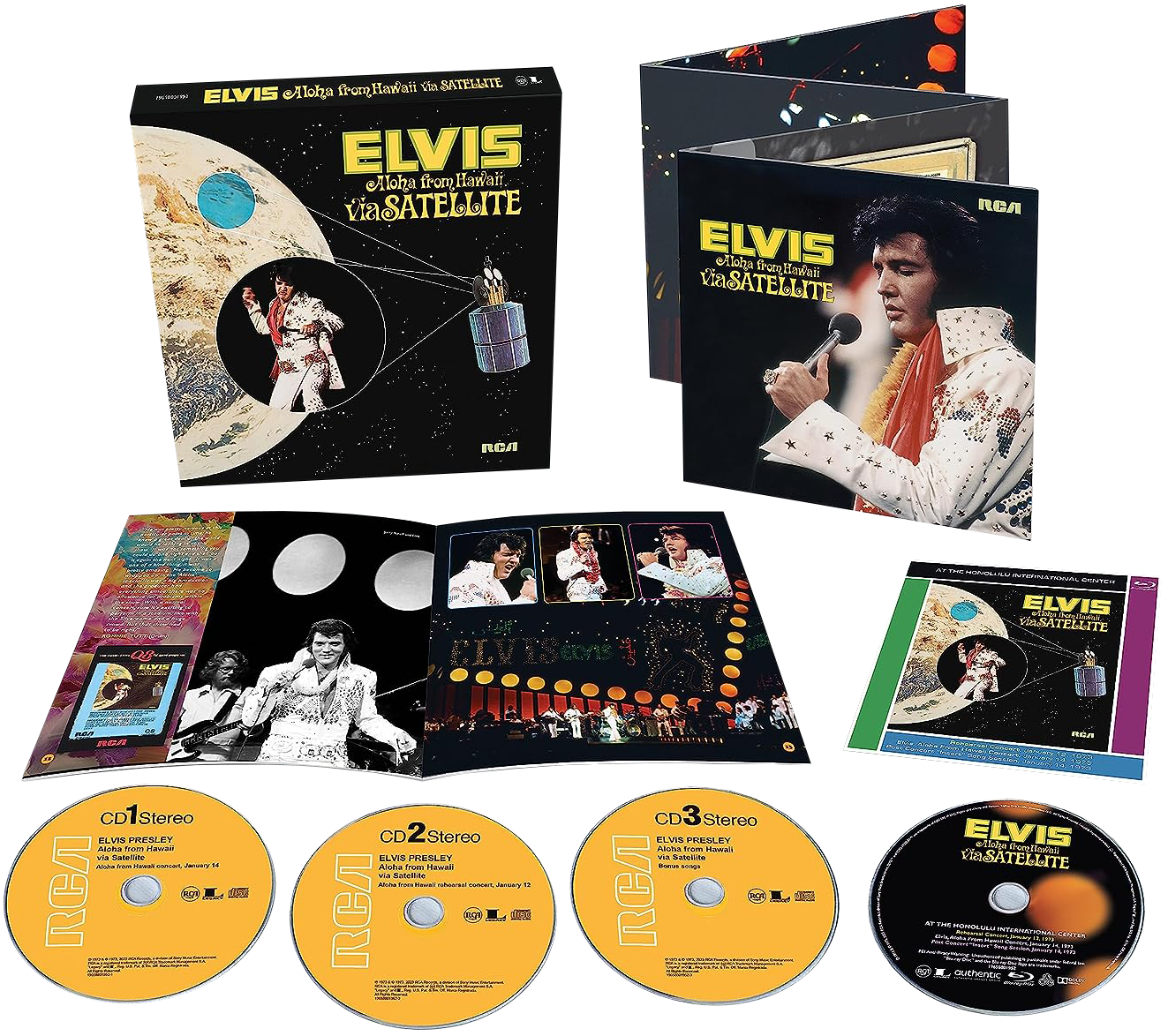 Image of Artwork for Elvis Presley's Aloha From Hawaii Via Satellite (4CD Boxset)