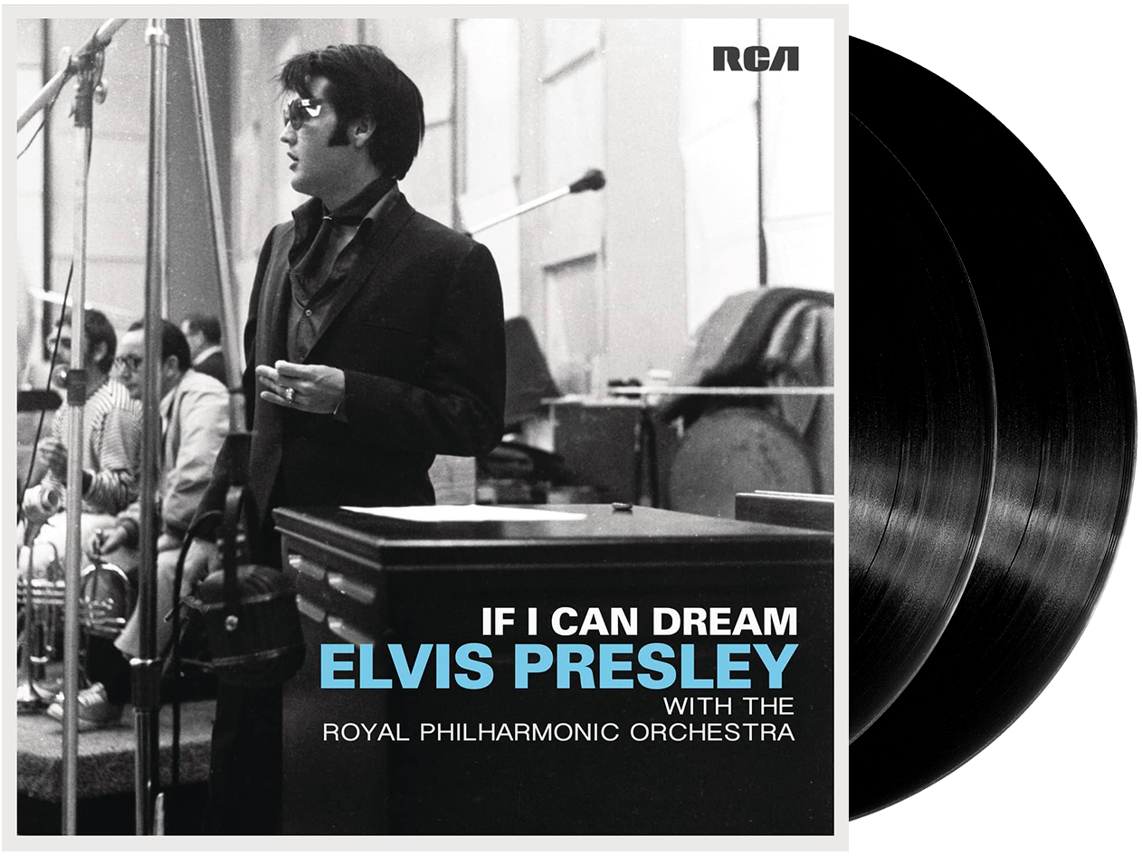 Image of Artwork for Elvis Presley's If I Can Dream: Elvis Presley with The Royal Philharmonic Orchestra (2LP)