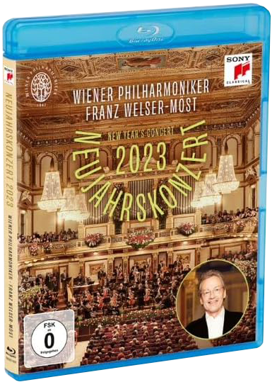 Image of Artwork for Franz Welser-Möst & Wiener Philharmoniker's Neujahrskonzert 2023 / New Year's Concert 2023 (Blu-Ray)