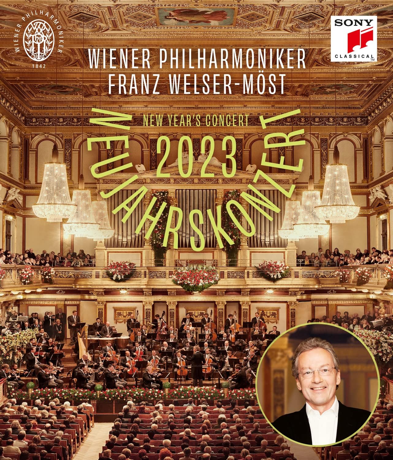 Image of Artwork for Franz Welser-Möst & Wiener Philharmoniker's Neujahrskonzert 2023 / New Year's Concert 2023 (Blu-Ray)