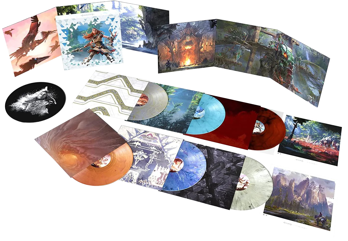 Image of Artwork for Horizon Forbidden West's Horizon Forbidden West (Original Soundtrack) (6LP Boxset)