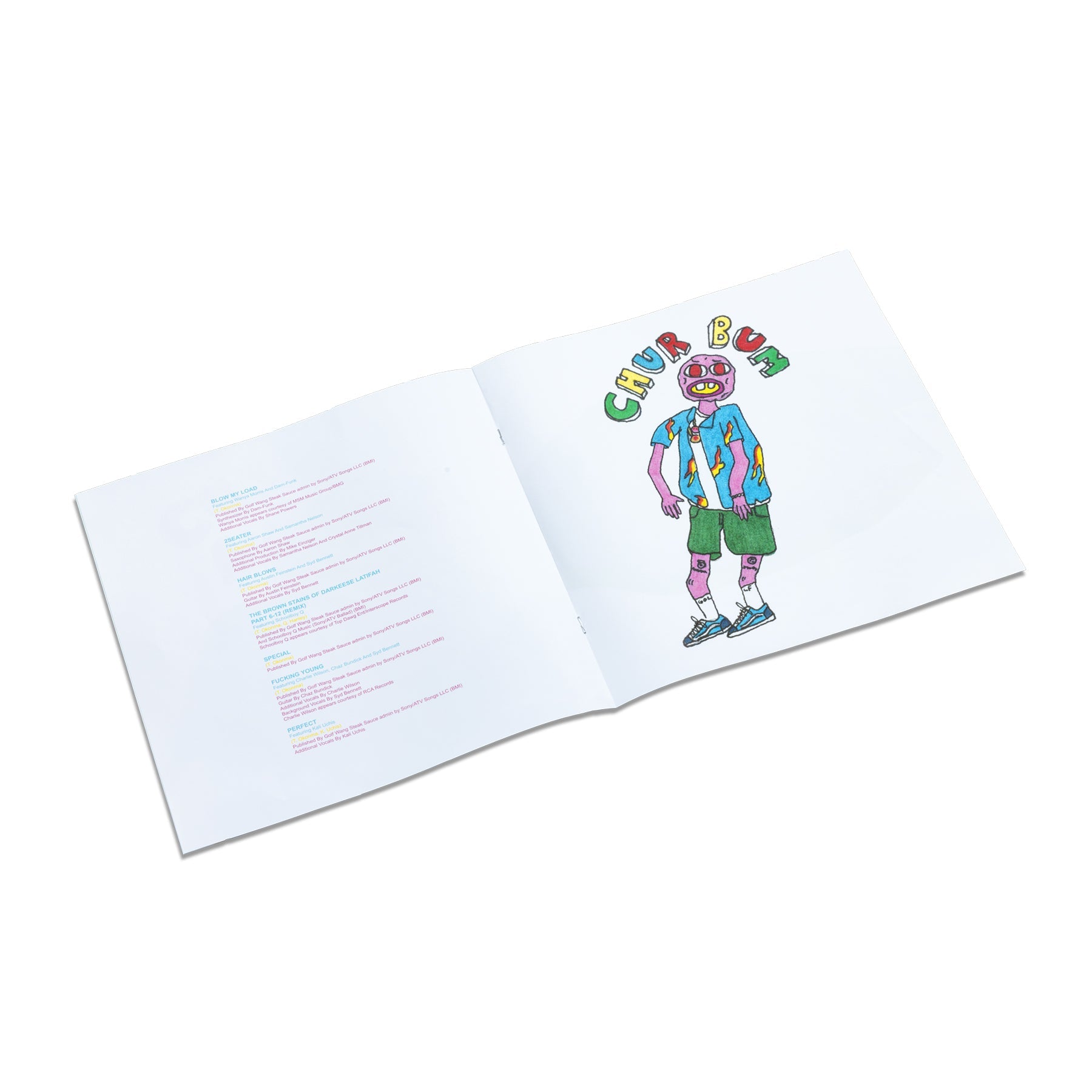 Front view of Tyler The Creator - Cherry Bomb vinyl insert