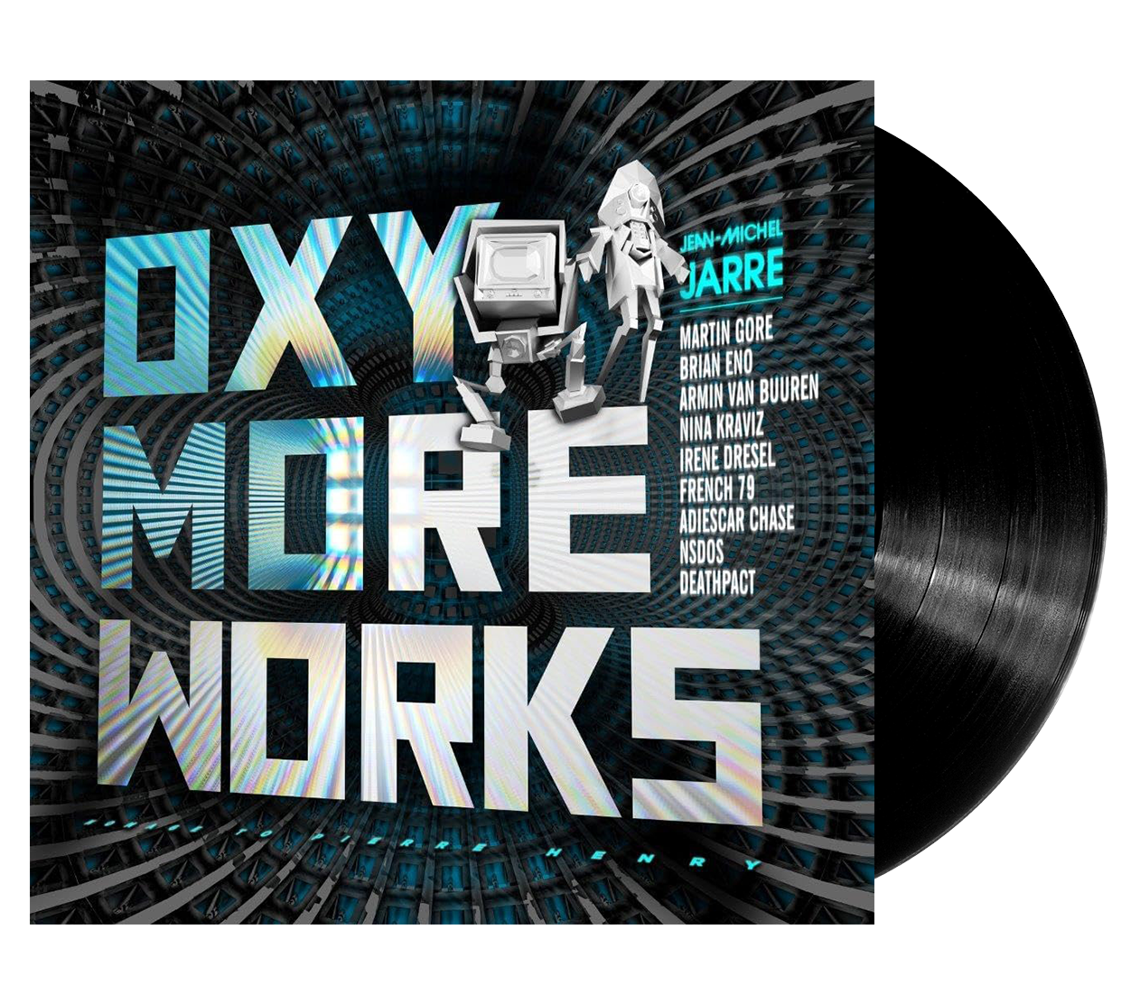 Image of Artwork for Jean-Michel Jarre's OXYMOREWORKS (LP)