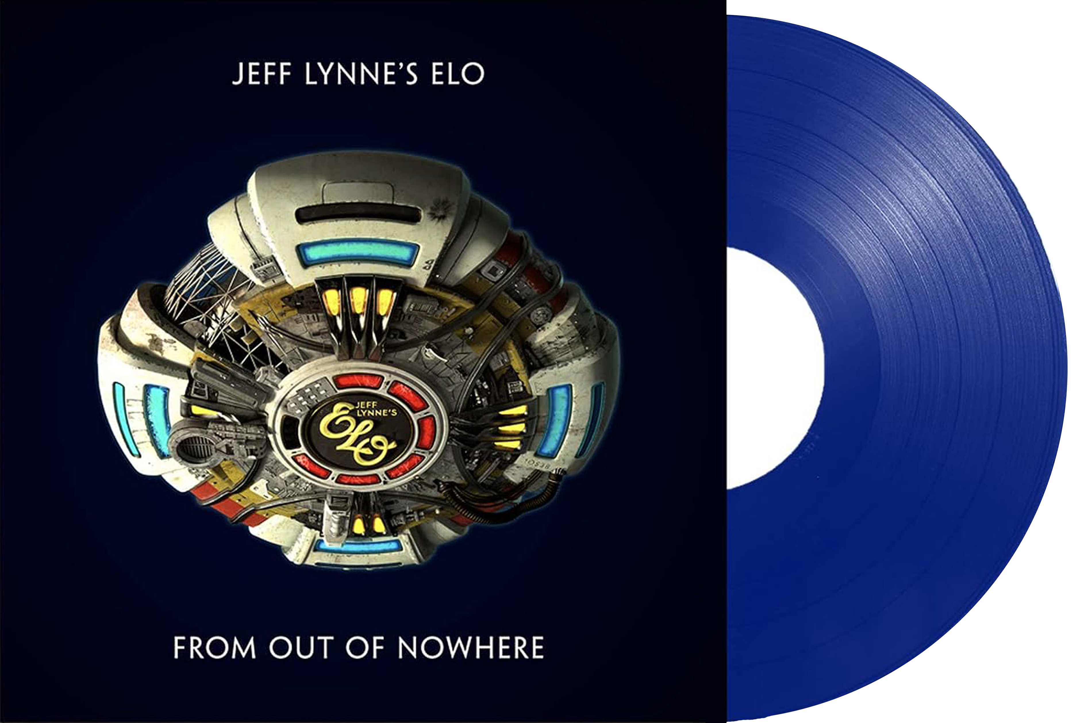 Image of Artwork for Jeff Lynne's ELO's From Out of Nowhere (Blue LP)
