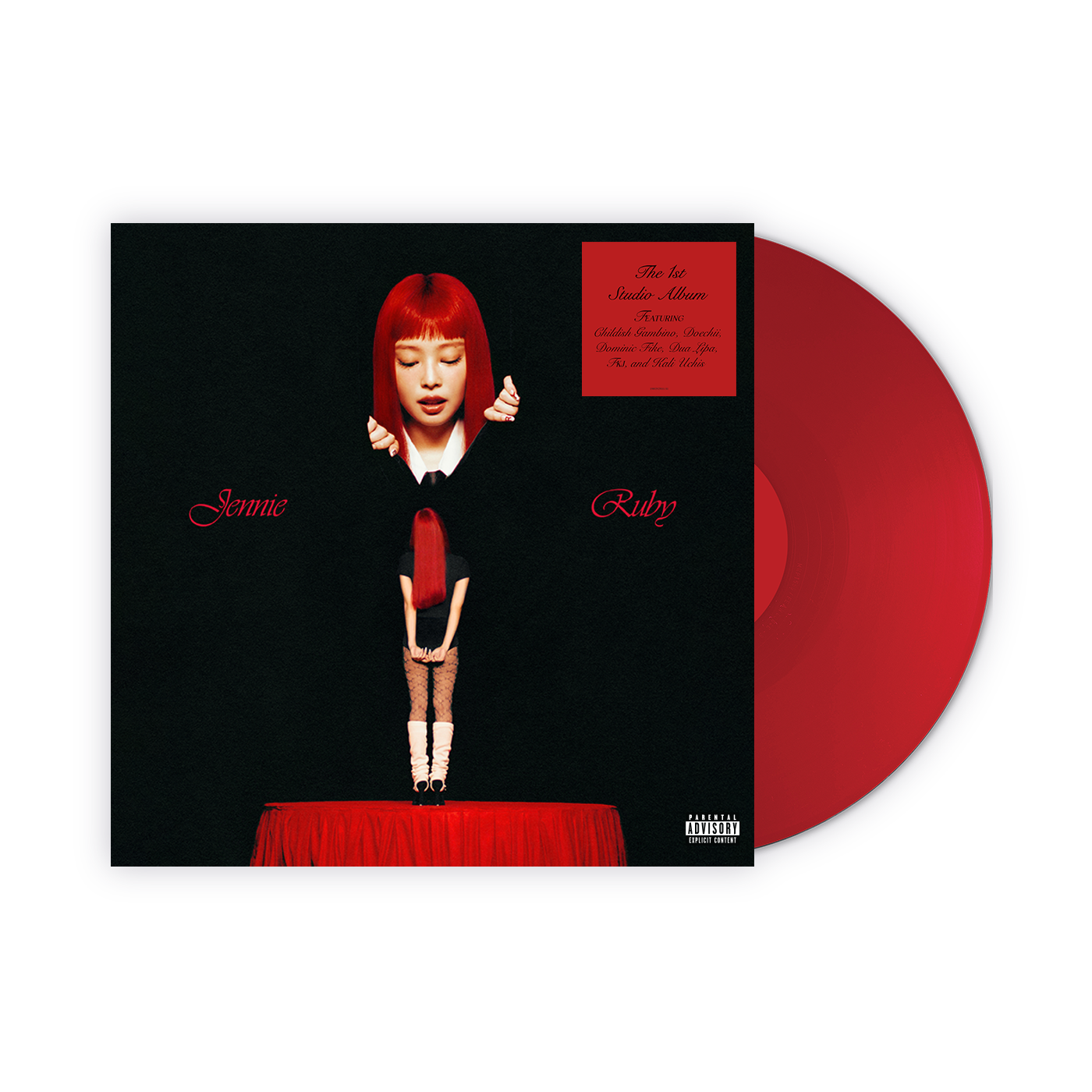 Image of Front image of Jennie - Ruby: Apple red Vinyl LP