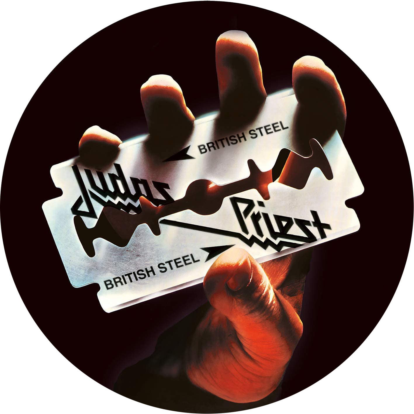 JUDAS PRIEST BRITISH STEEL WOVEN PATCH JUDAS PRIEST BRITISH STEEL WOVEN PATCH