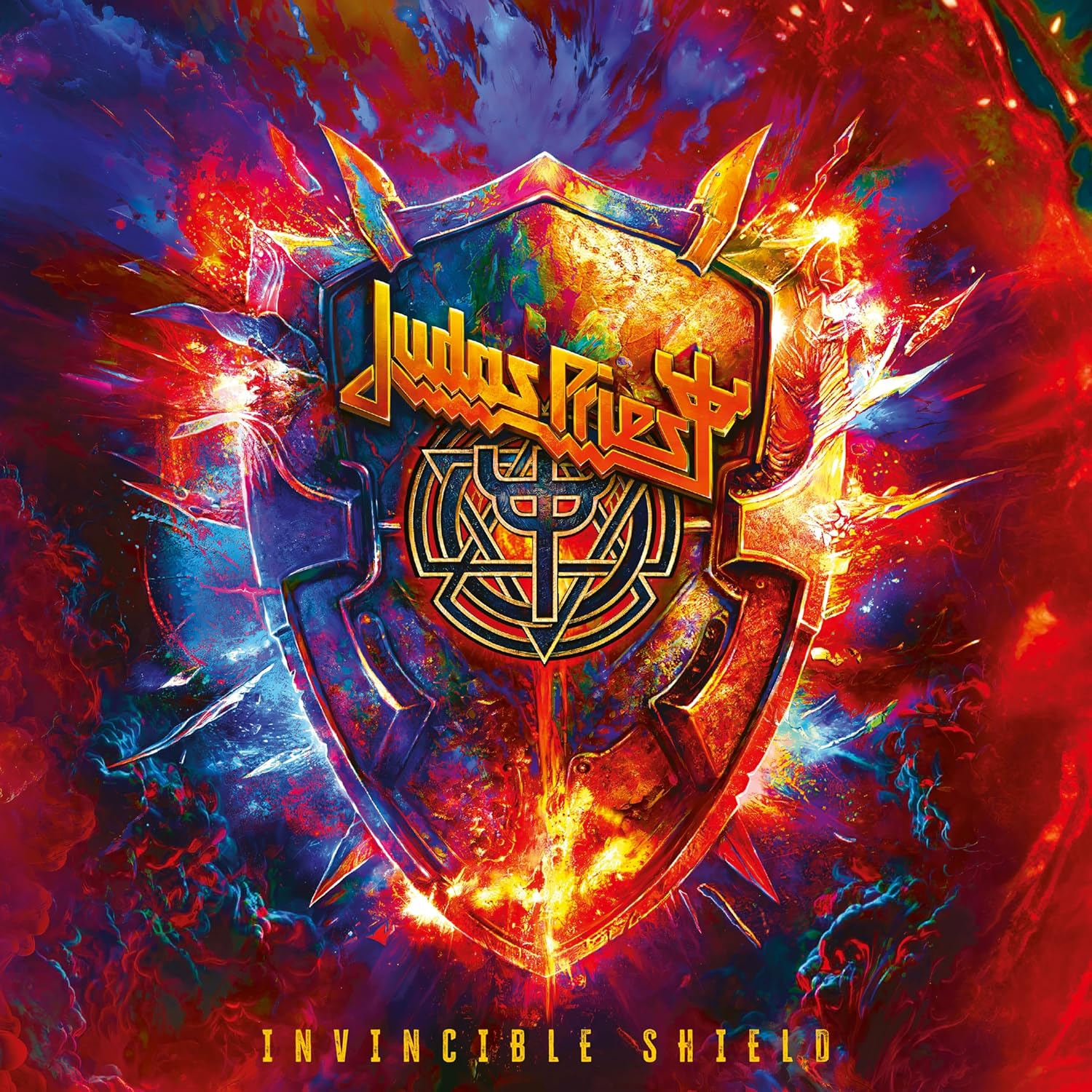 Image of Artwork for Judas Priest's Invincible Shield (CD)