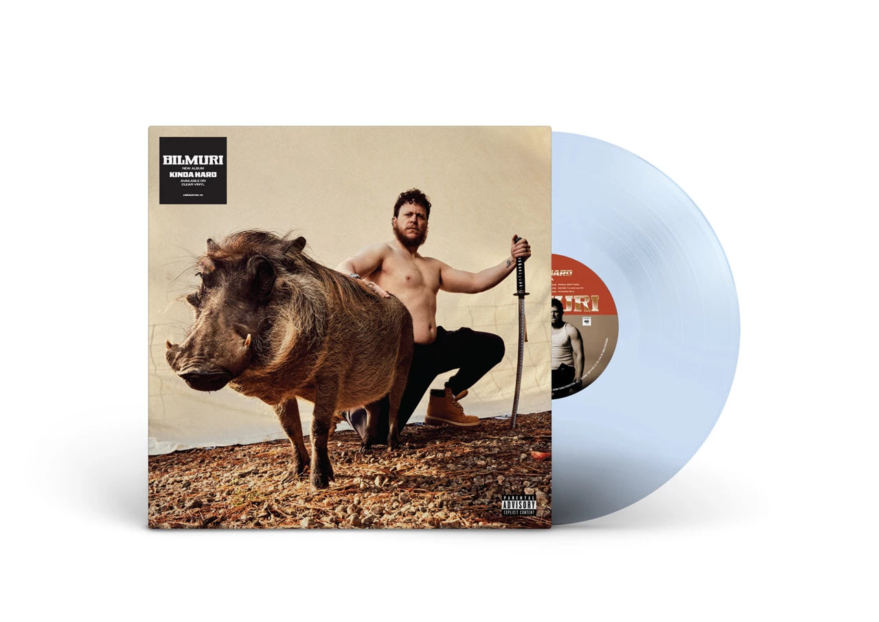 Image of Bilmuri Kinda Hard album cover and vinyl image.