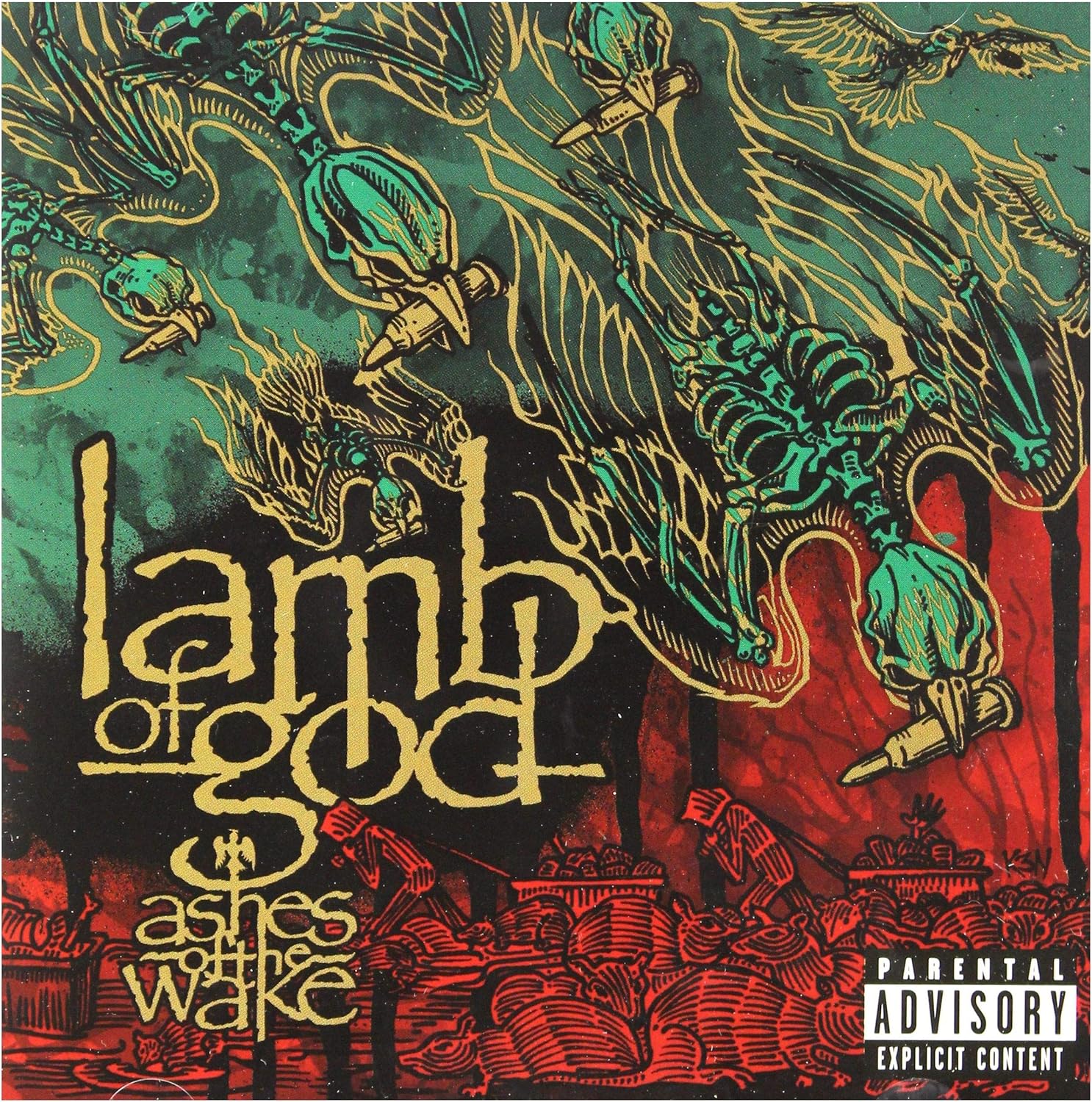 Image of Artwork for Lamb of God's Ashes Of The Wake (CD)