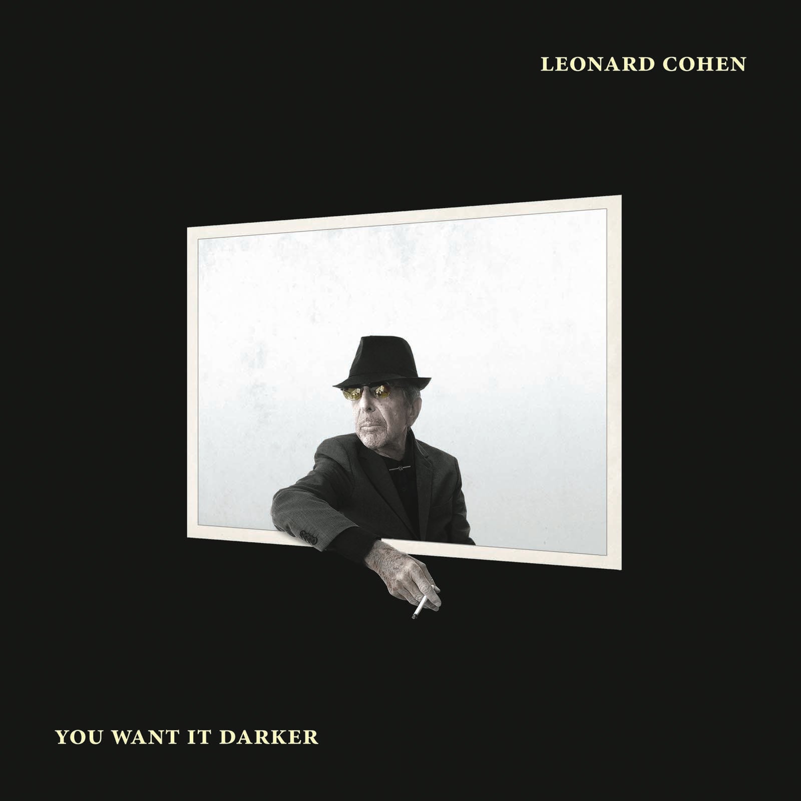 Image of Artwork for Leonard Cohen's You Want It Darker (CD)