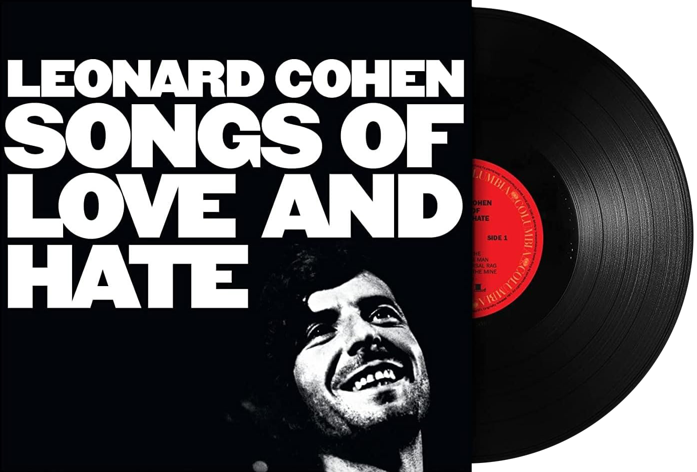 Image of Artwork for Leonard Cohen's Songs of Love and Hate (LP)