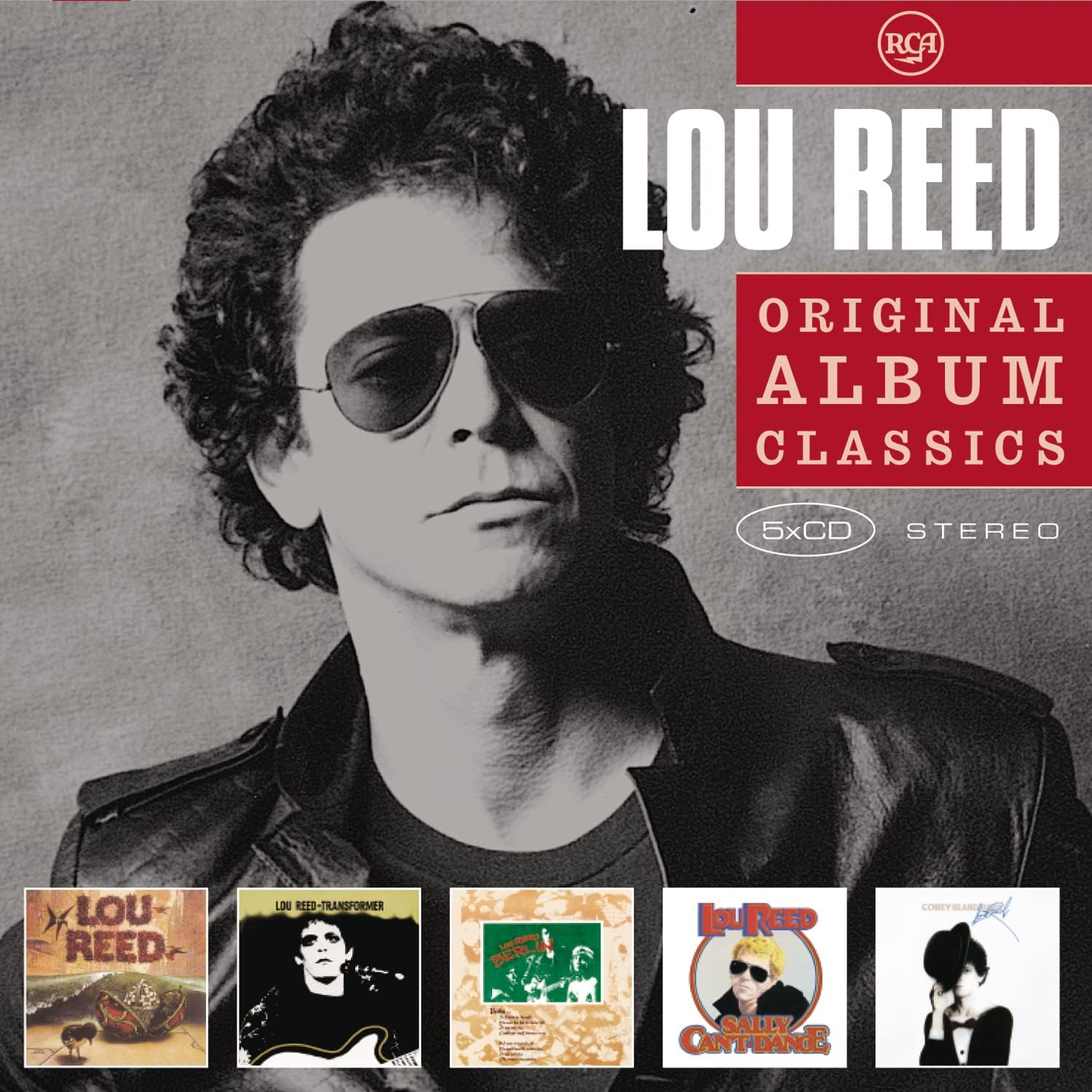Image of Artwork for Lou Reed's Original Album Classics (5CD Boxset)