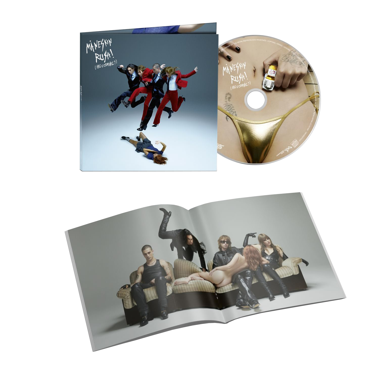 Image of Artwork for Måneskin's RUSH! (ARE U COMING?) (CD)