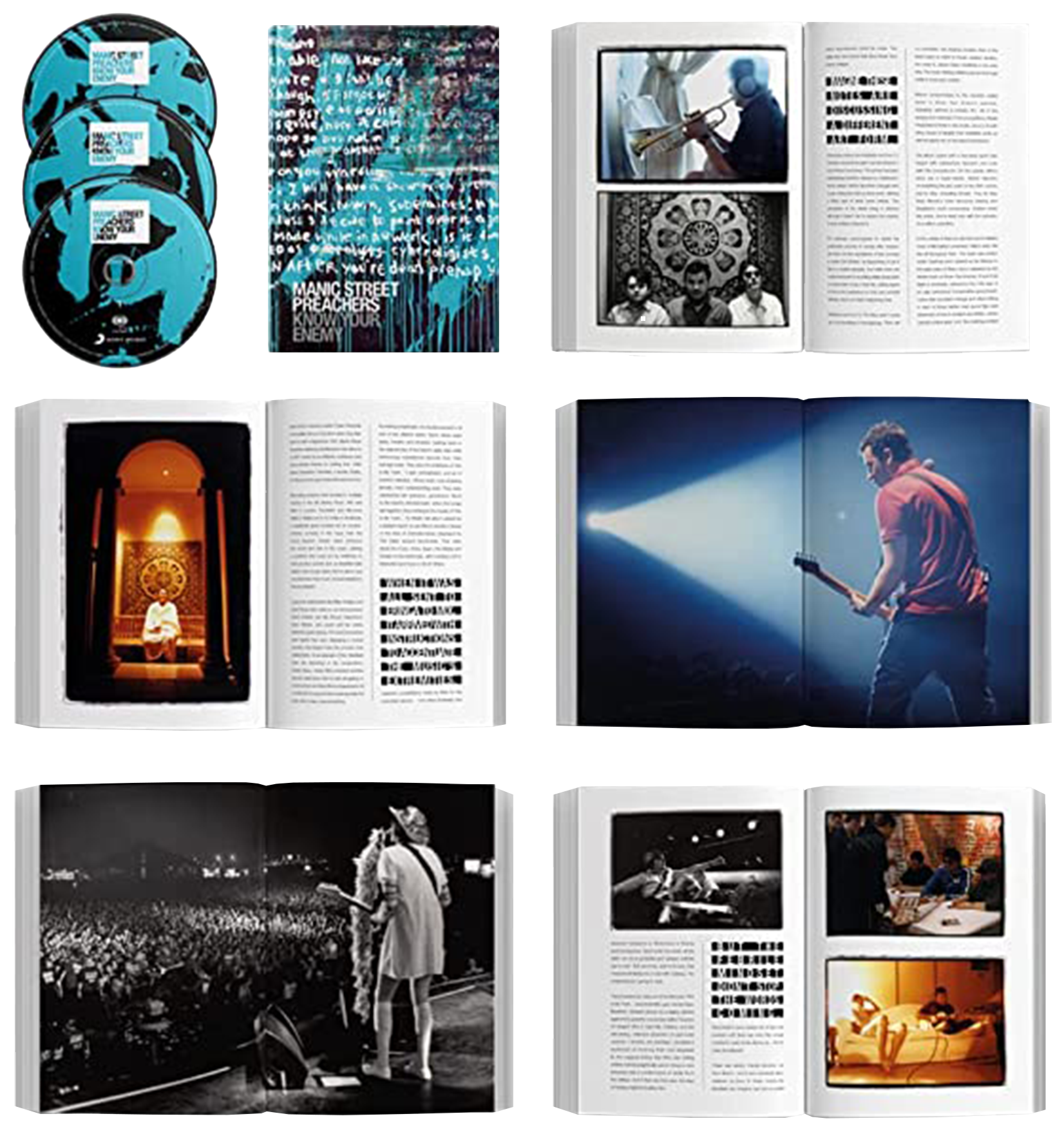 Image of Artwork for Manic Street Preachers's Know Your Enemy (Deluxe Edition) (3xCD Deluxe Book)