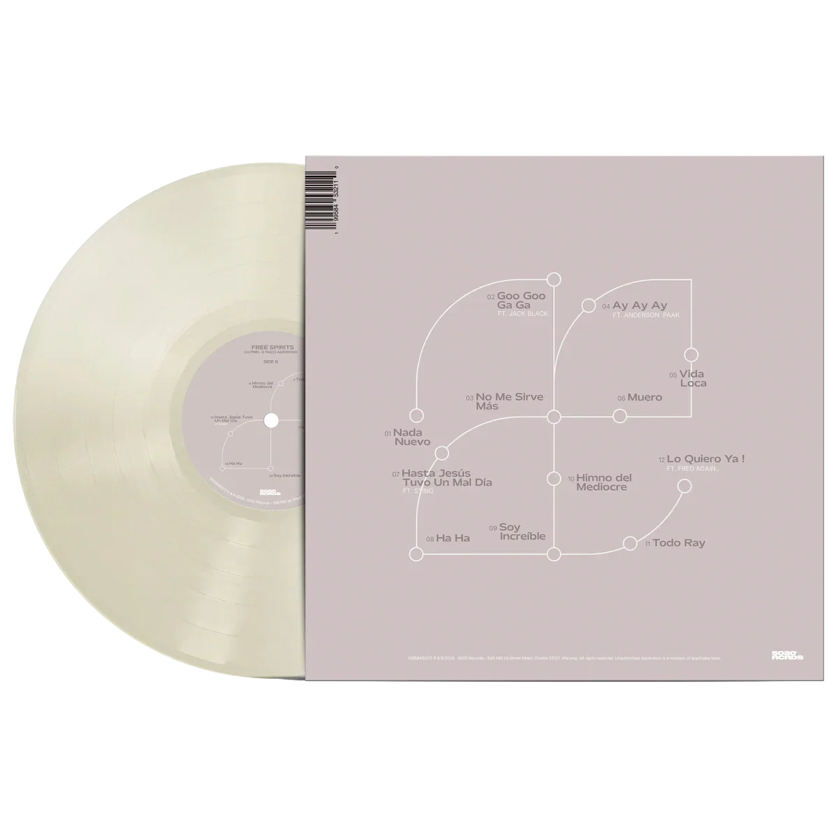 Image of CA7RIEL & Paco Amoroso
- FREE SPIRITS | Vinyl LP
