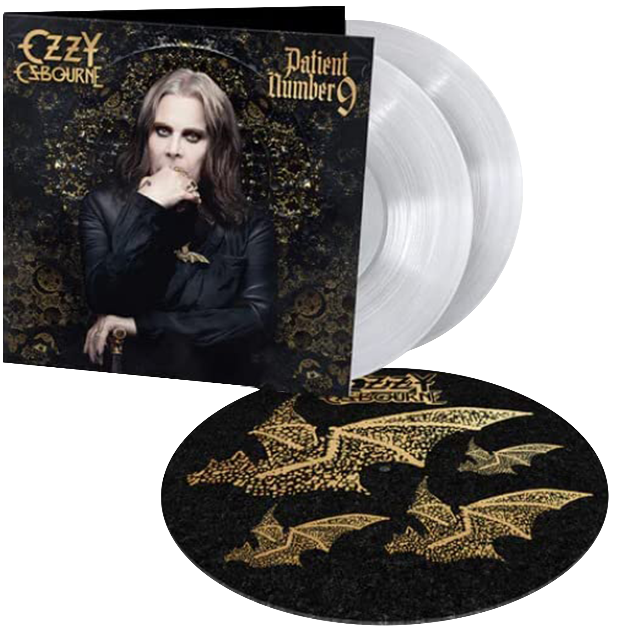 Image of Artwork for Ozzy Osbourne's Patient Number 9 (Clear LP + Slipmat)