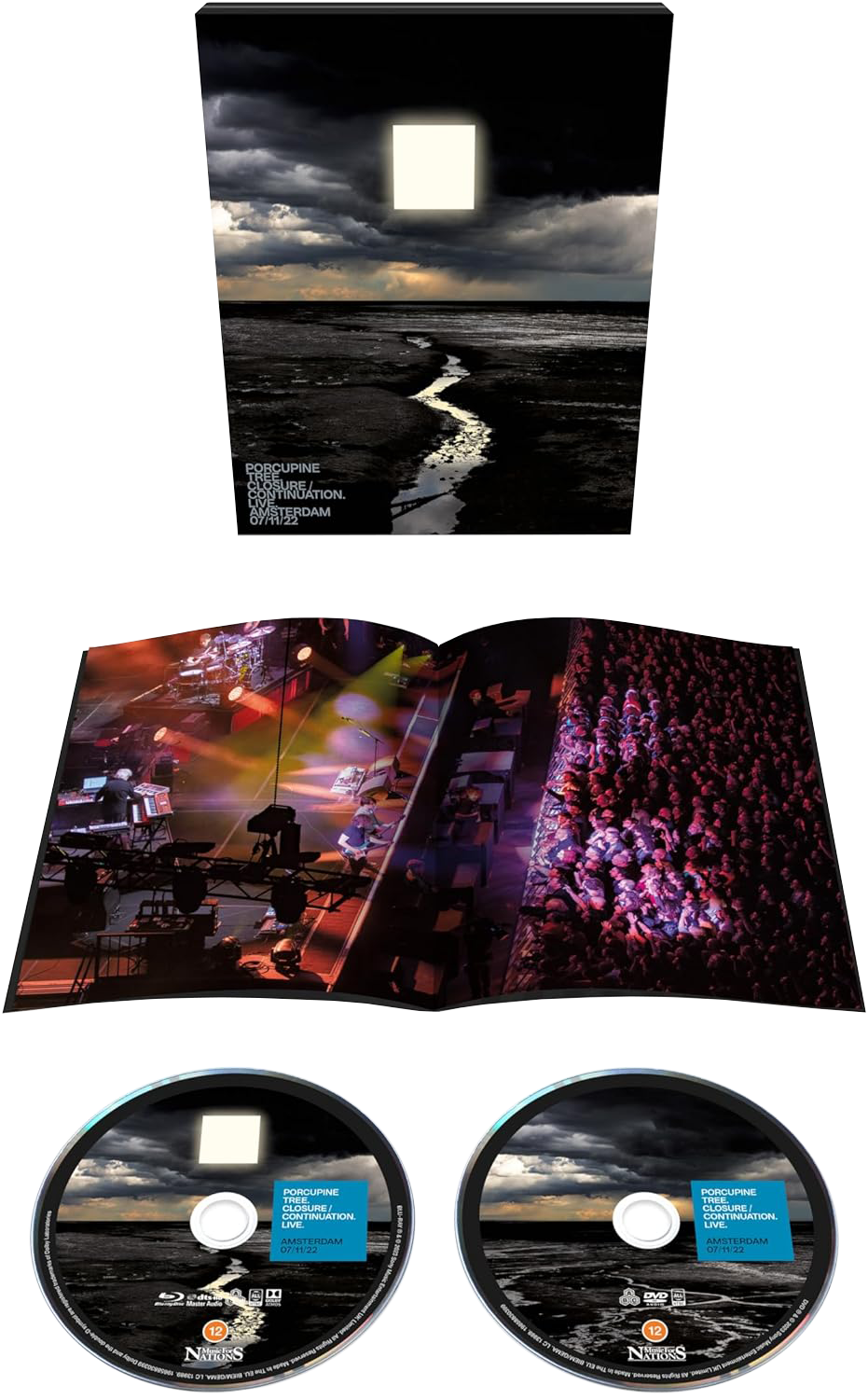 Image of Artwork for Porcupine Tree's CLOSURE / CONTINUATION. LIVE. AMSTERDAM 07/11/22 (Blu-Ray + DVD)