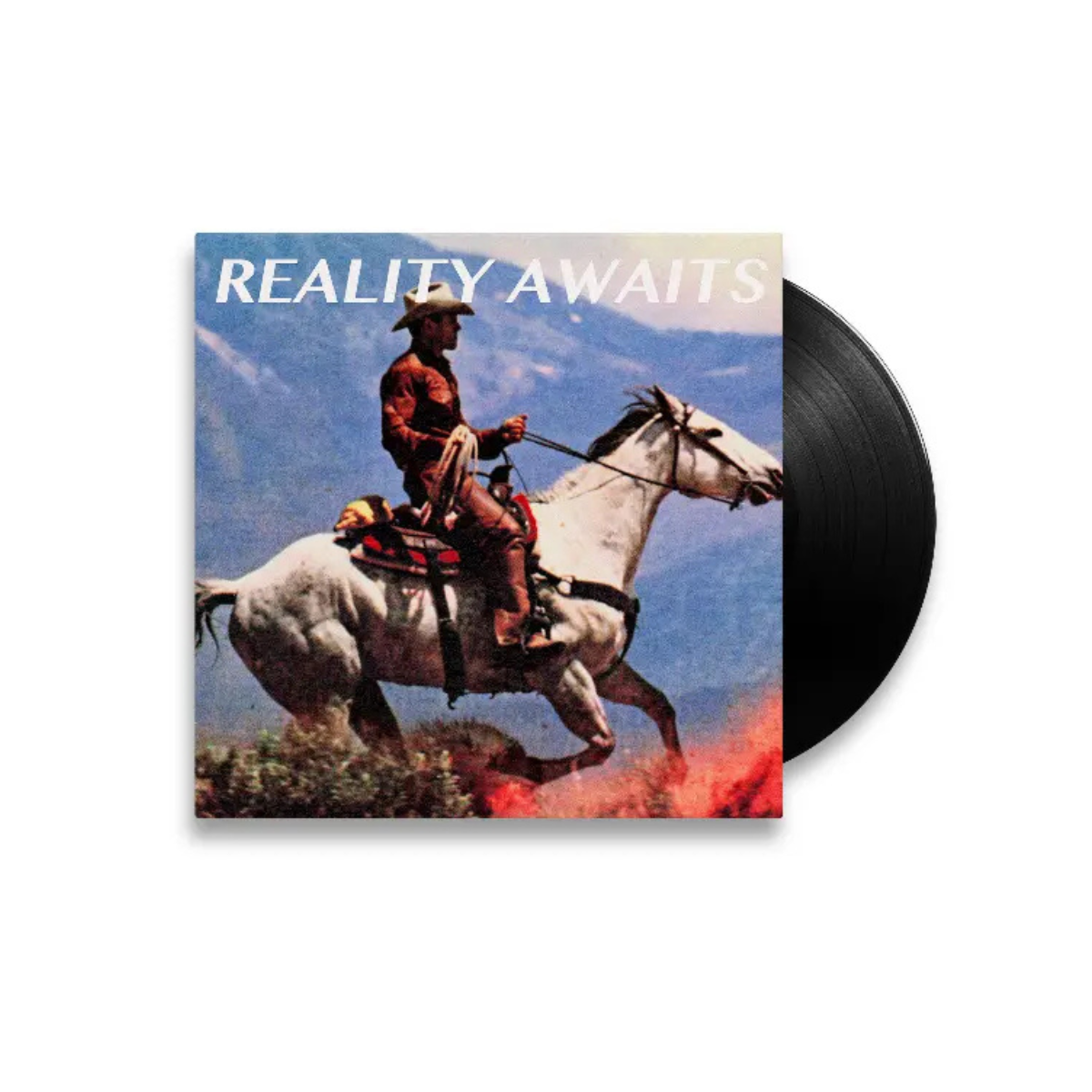 Image of The Strokes Reality Awaits vinyl album cover, front view.