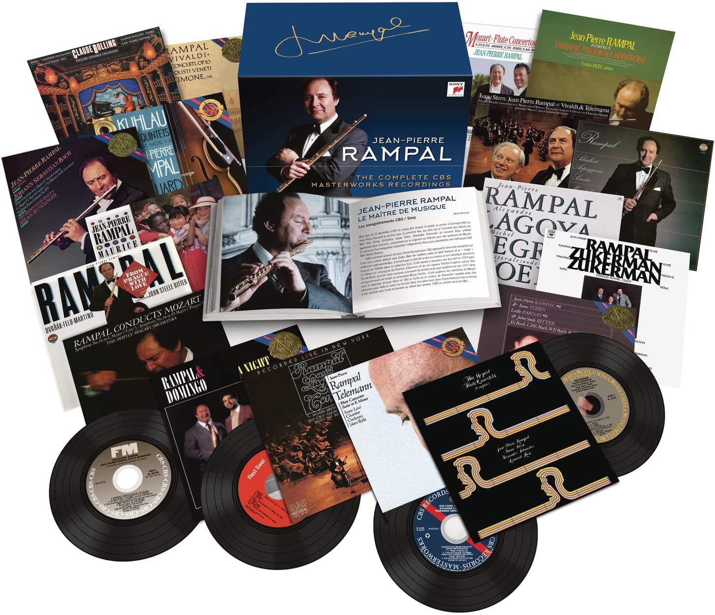 Image of Jean-Pierre Rampal - The Complete CBS Masterworks Recordings (56CD)