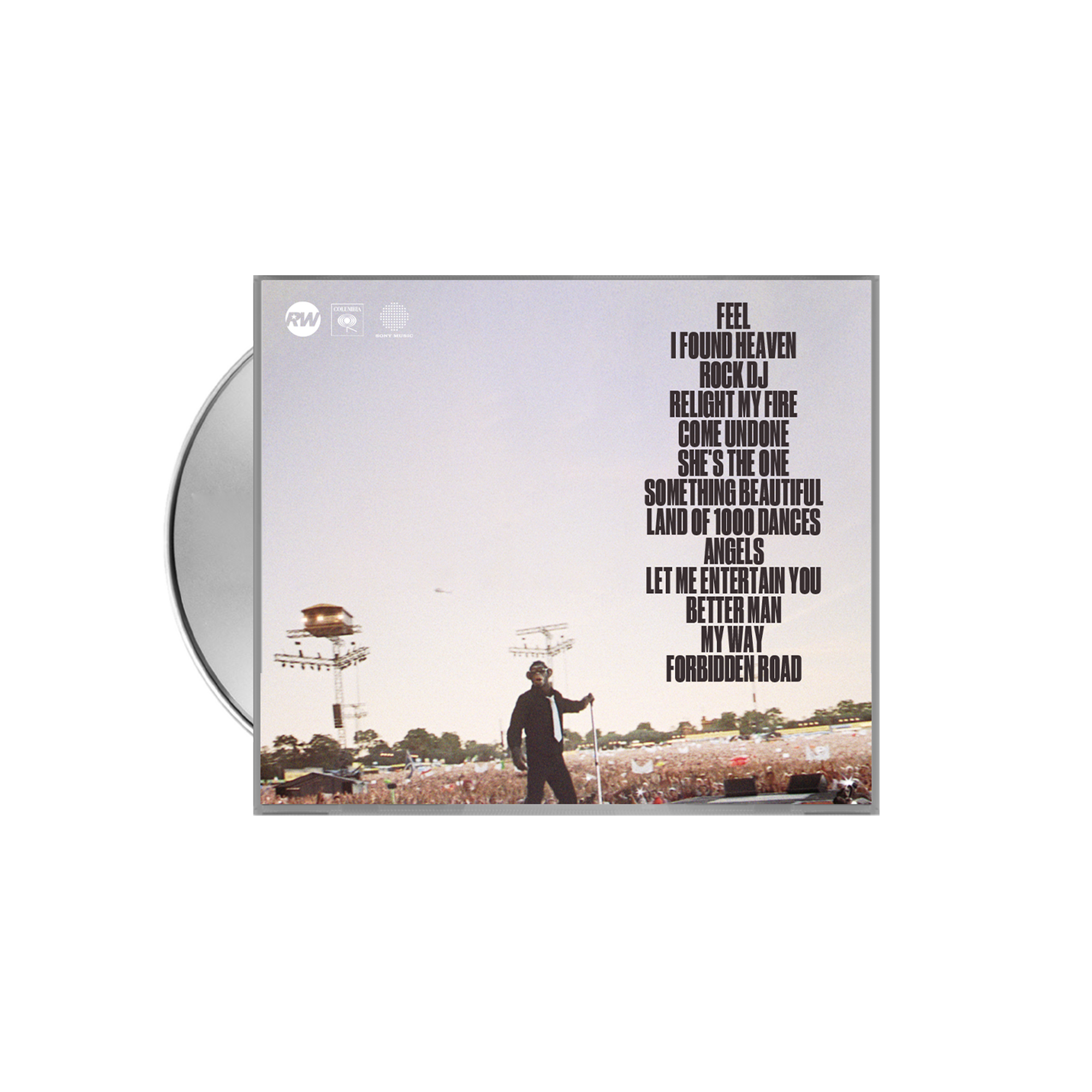 Image of Back view of Robbie Williams - Better Man (Original Motion Picture Soundtrack): Standard CD