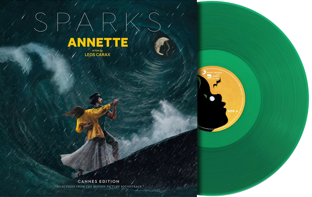Image of Artwork for Sparks's Annette (Cannes Edition - Selections from the Motion Picture Soundtrack) (Green LP)