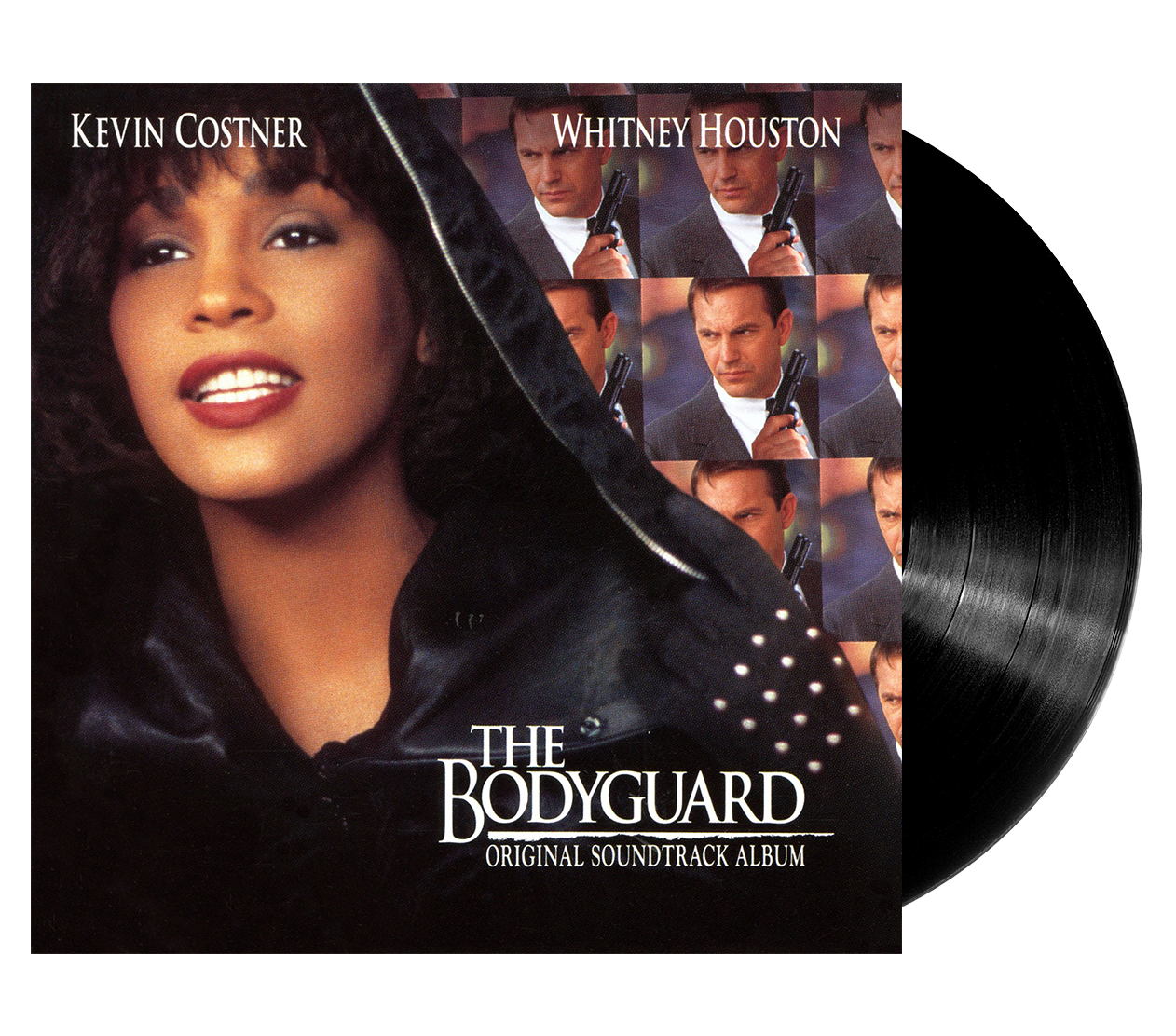 Image of Artwork for Whitney Houston's The Bodyguard - Original Soundtrack Album (LP)