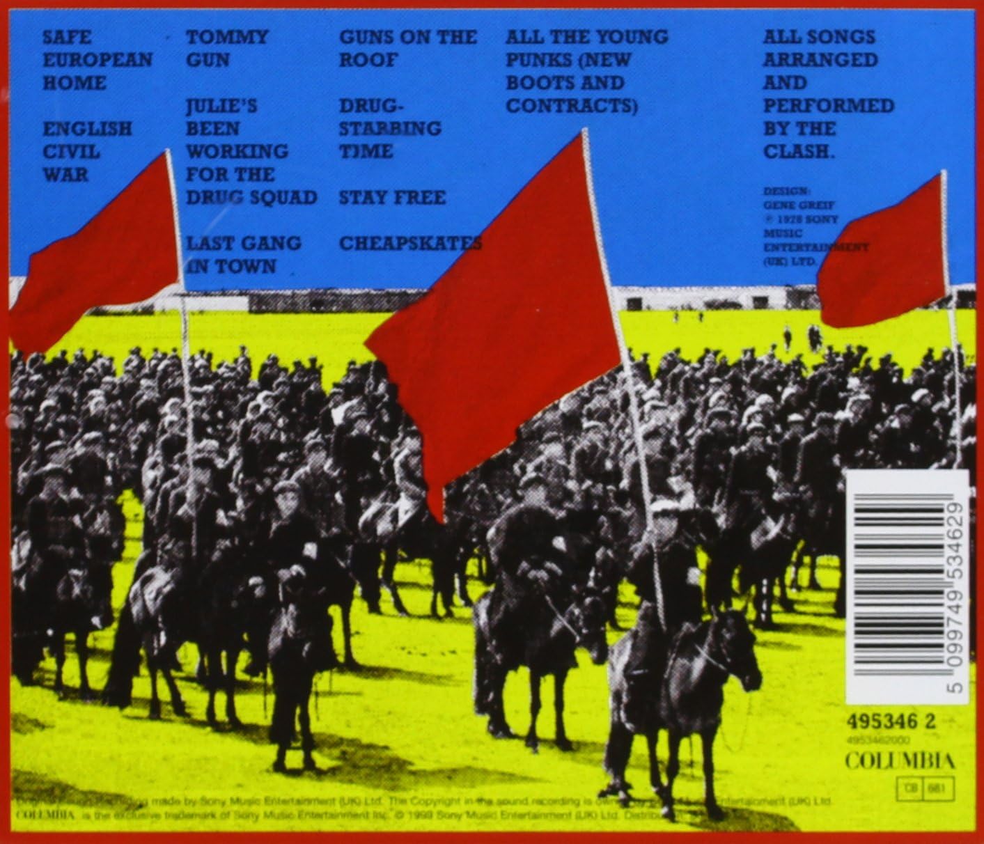 Image of Artwork for The Clash's Give 'Em Enough Rope (CD)