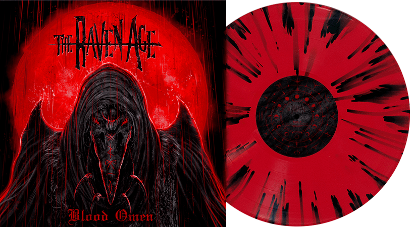 Image of Artwork for The Raven Age's Blood Omen (Deluxe Edition) (Red Splatter Vinyl)